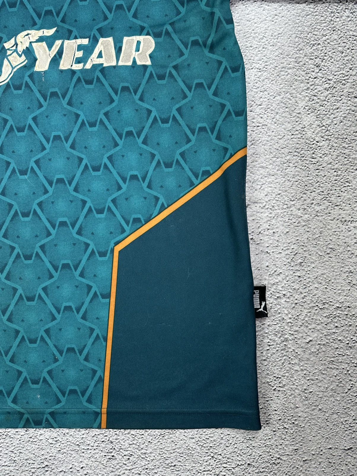 Puma Vintage Puma Wolves ‘Goodyear’ Away 1993‑1995 Soccer Jersey Size US XL / EU 56 / 4 - 8 Thumbnail