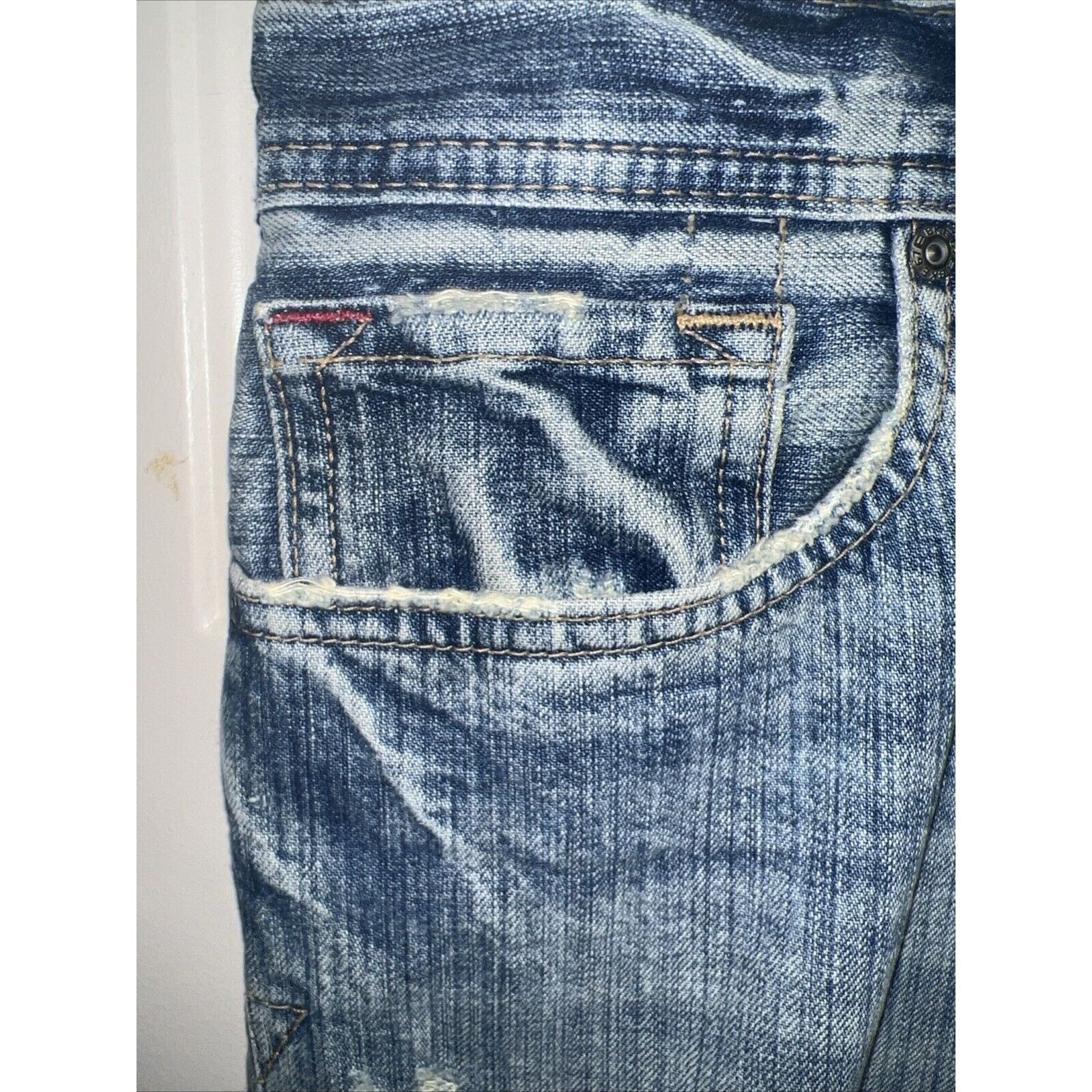 BKE BKE Jeans Men's 40x33 Jaxon Light Washed Blue Bootcut Denim Size US 40 / EU 56 - 3 Thumbnail