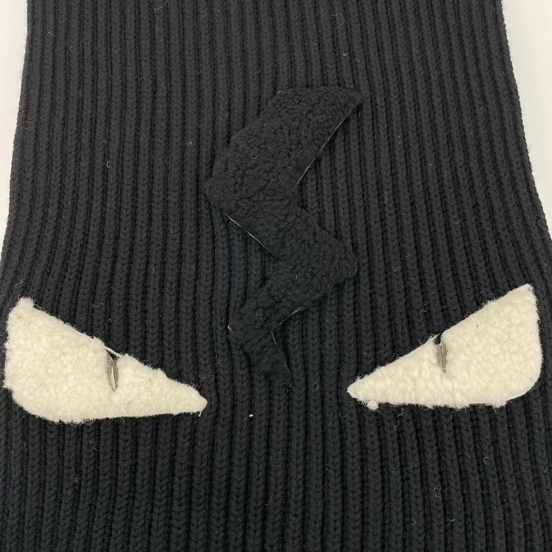 Fendi Fendi Monster Scarf Black Size ONE SIZE - 6 Thumbnail