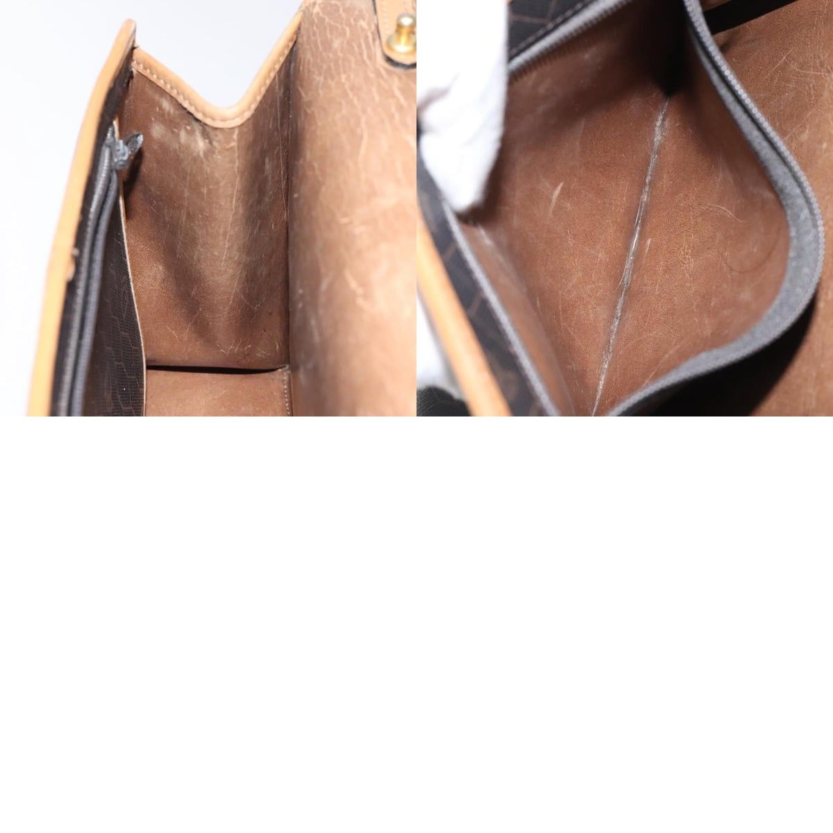 Dior DIOR Honeycomb Canvas Hand Bag Pvc Black Size ONE SIZE - 12 Thumbnail