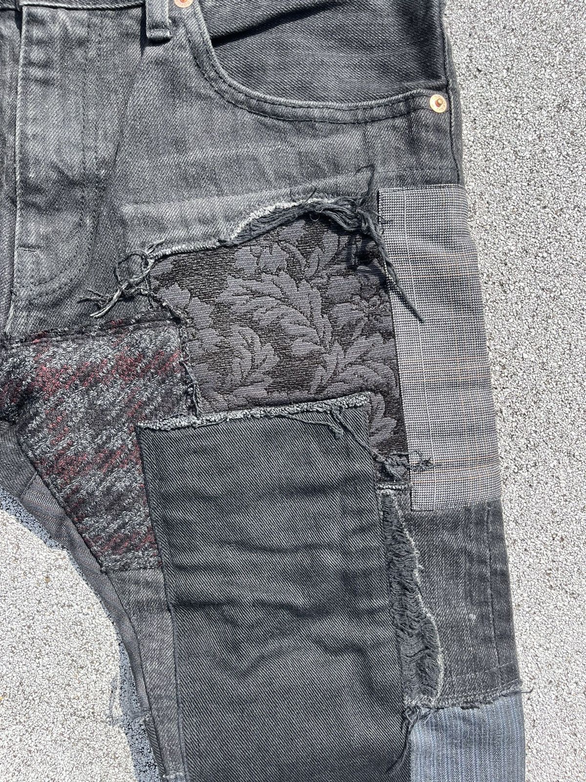 Junya Watanabe AW21 Junya Watanabe Comme des Garcons Patchwork Denim Size US 32 / EU 48 - 3 Thumbnail
