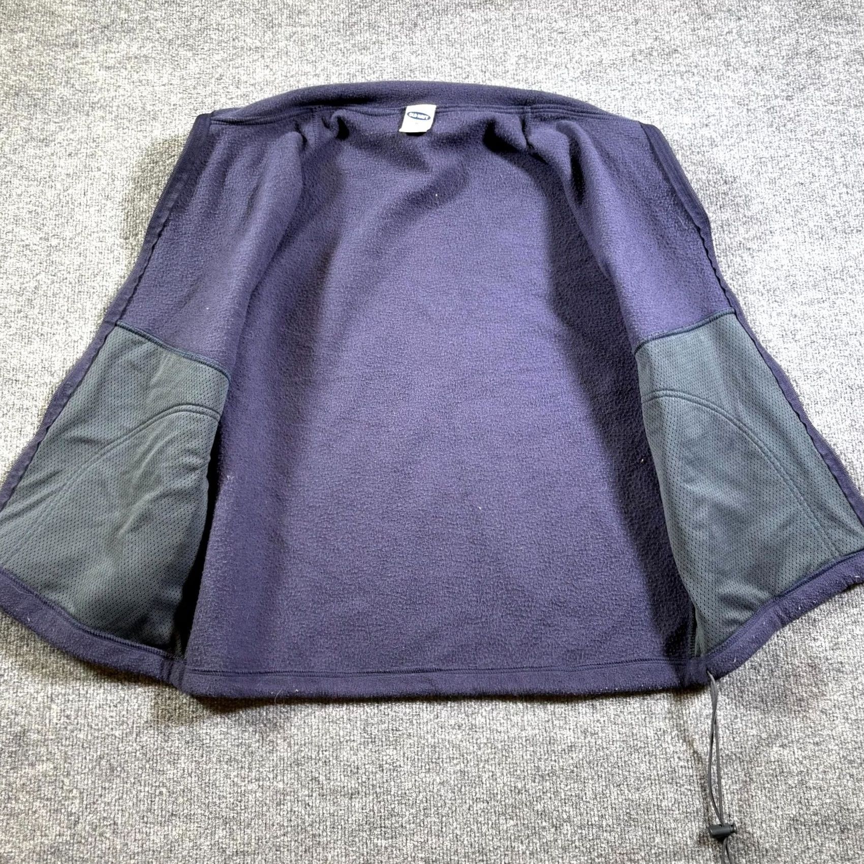 Old Navy Old Navy Vest Mens Medium Purple Pockets Full Zip Mock Neck Drawcord Hem Fleece Jacket Shirt Size US M / EU 48-50 / 2 - 3 Thumbnail