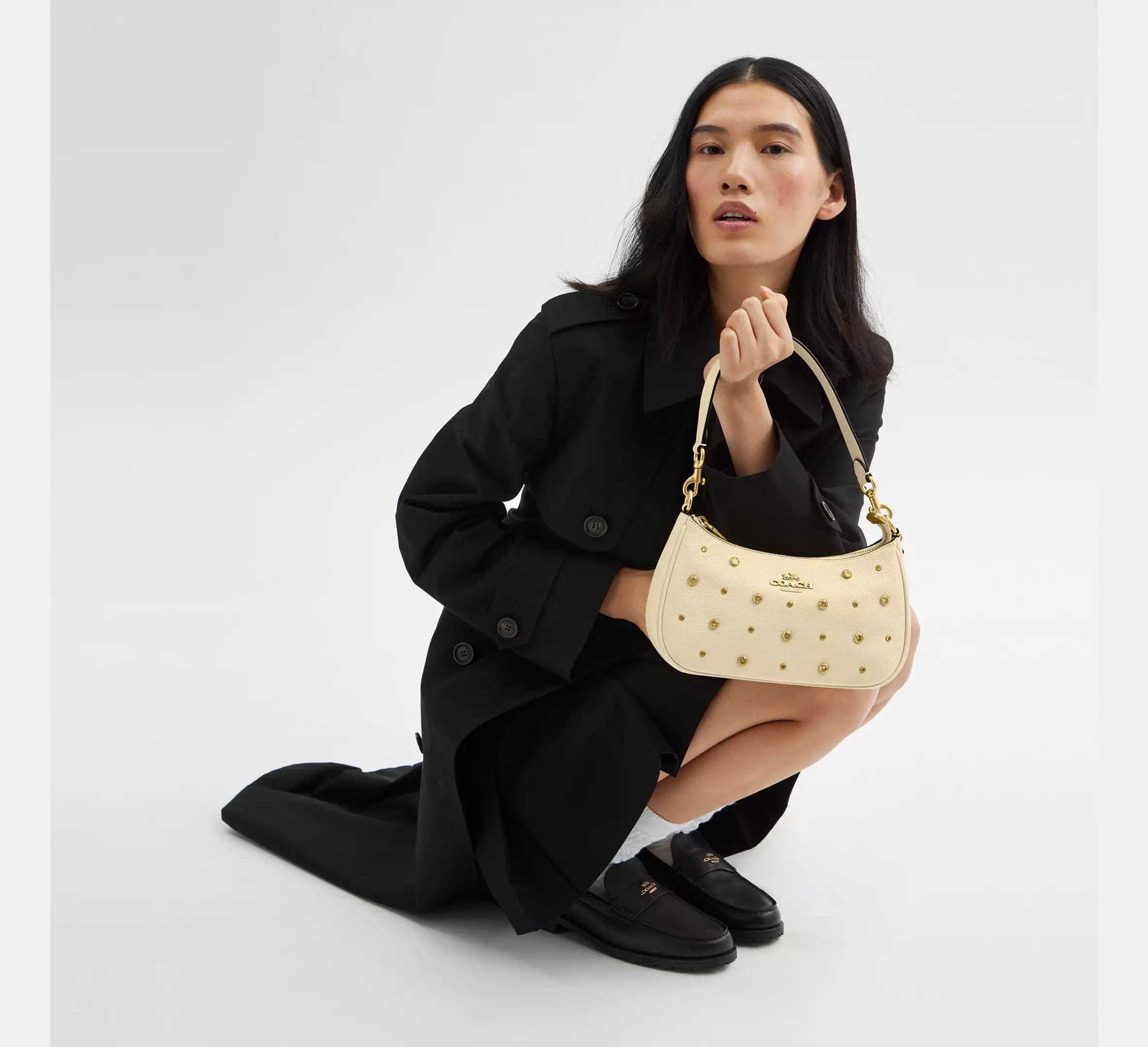 Coach Teri Shoulder Bag With Crystal CAL48 Size ONE SIZE - 5 Thumbnail