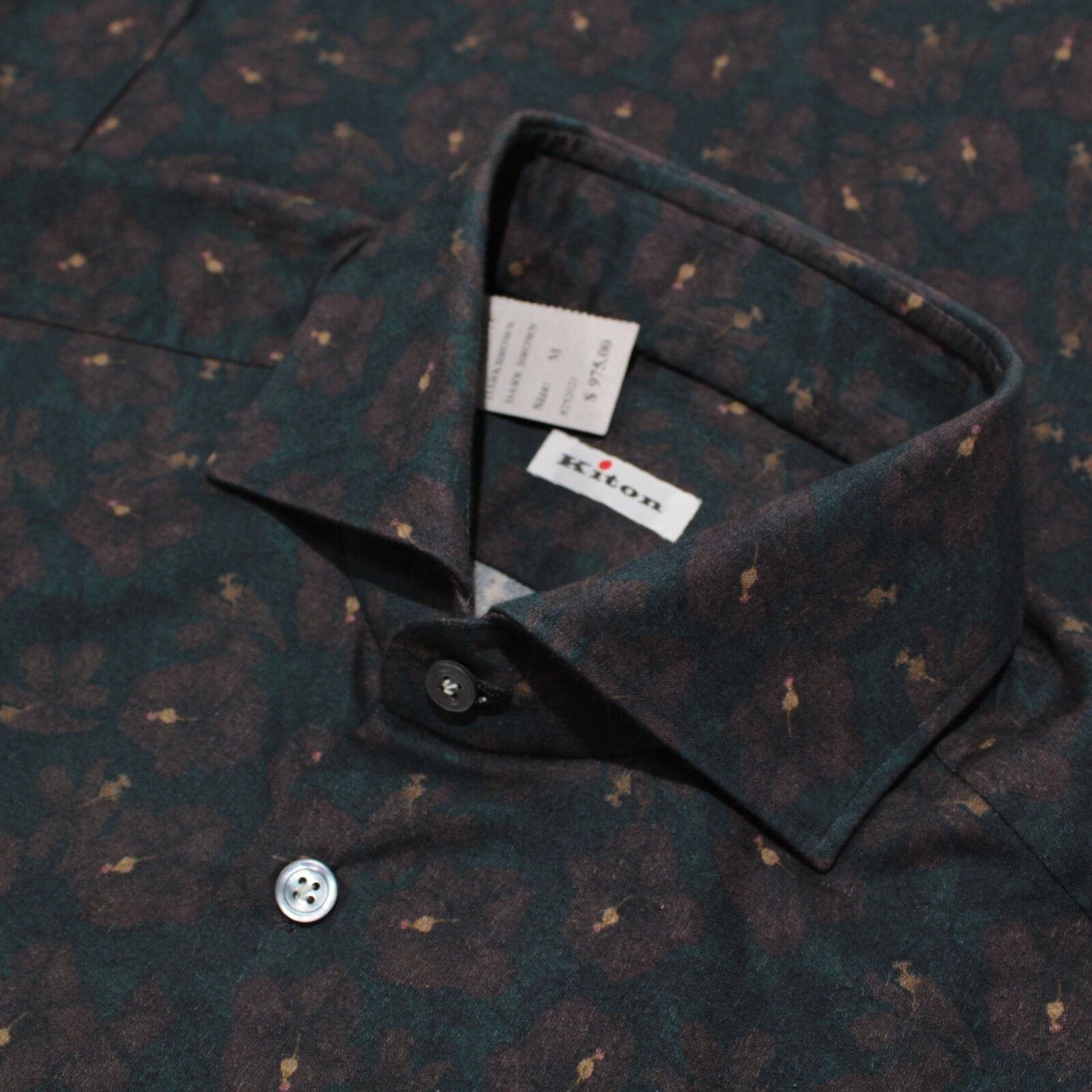 Kiton Kiton New with tags Shirt Size M US In Green Size US M / EU 48-50 / 2 - 1 Thumbnail