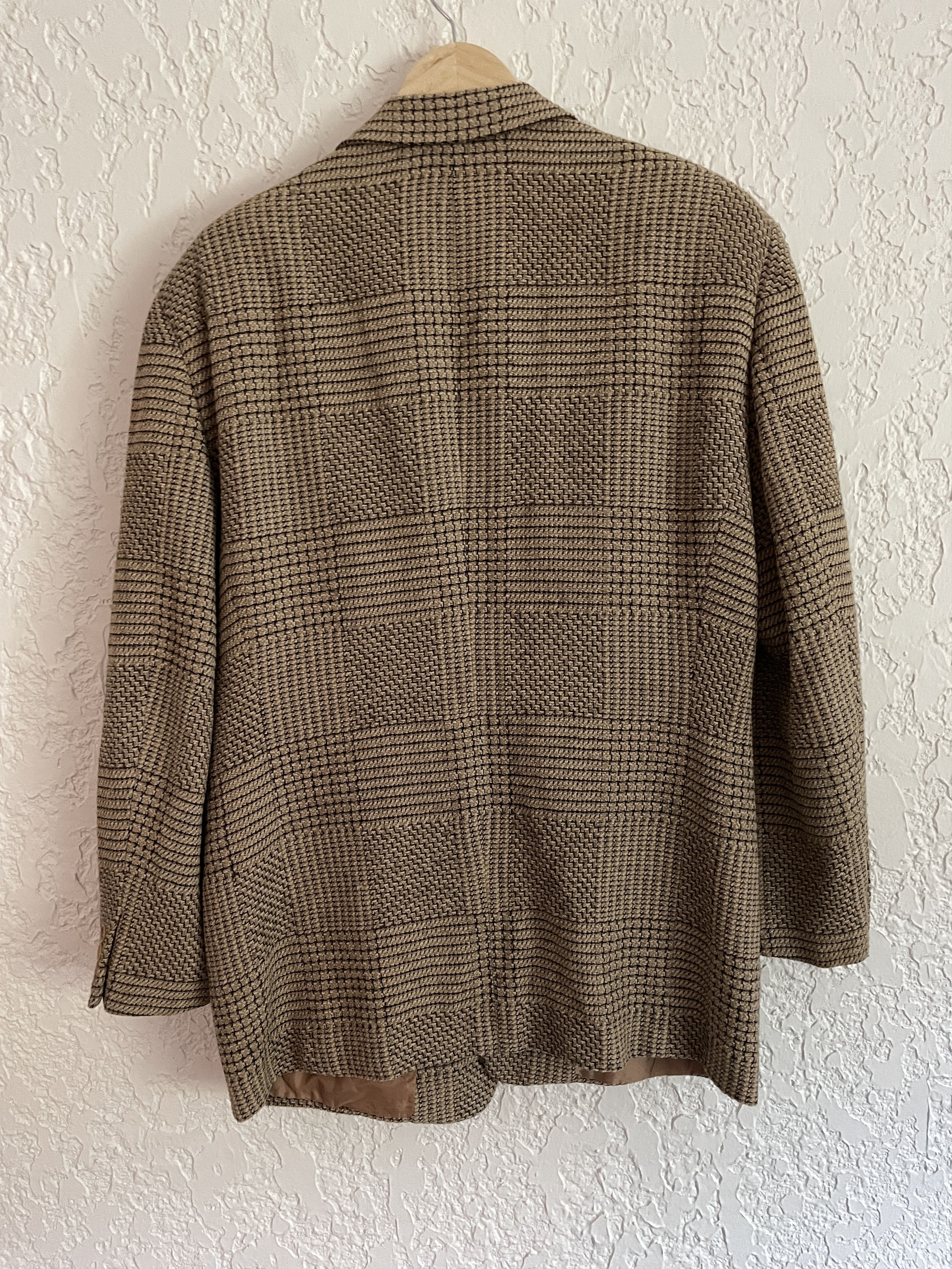 Giorgio Armani GIORGIO ARMANI® RARE 90s Tweed Plaid Blazer Sport Coat Size 42R - 7 Thumbnail