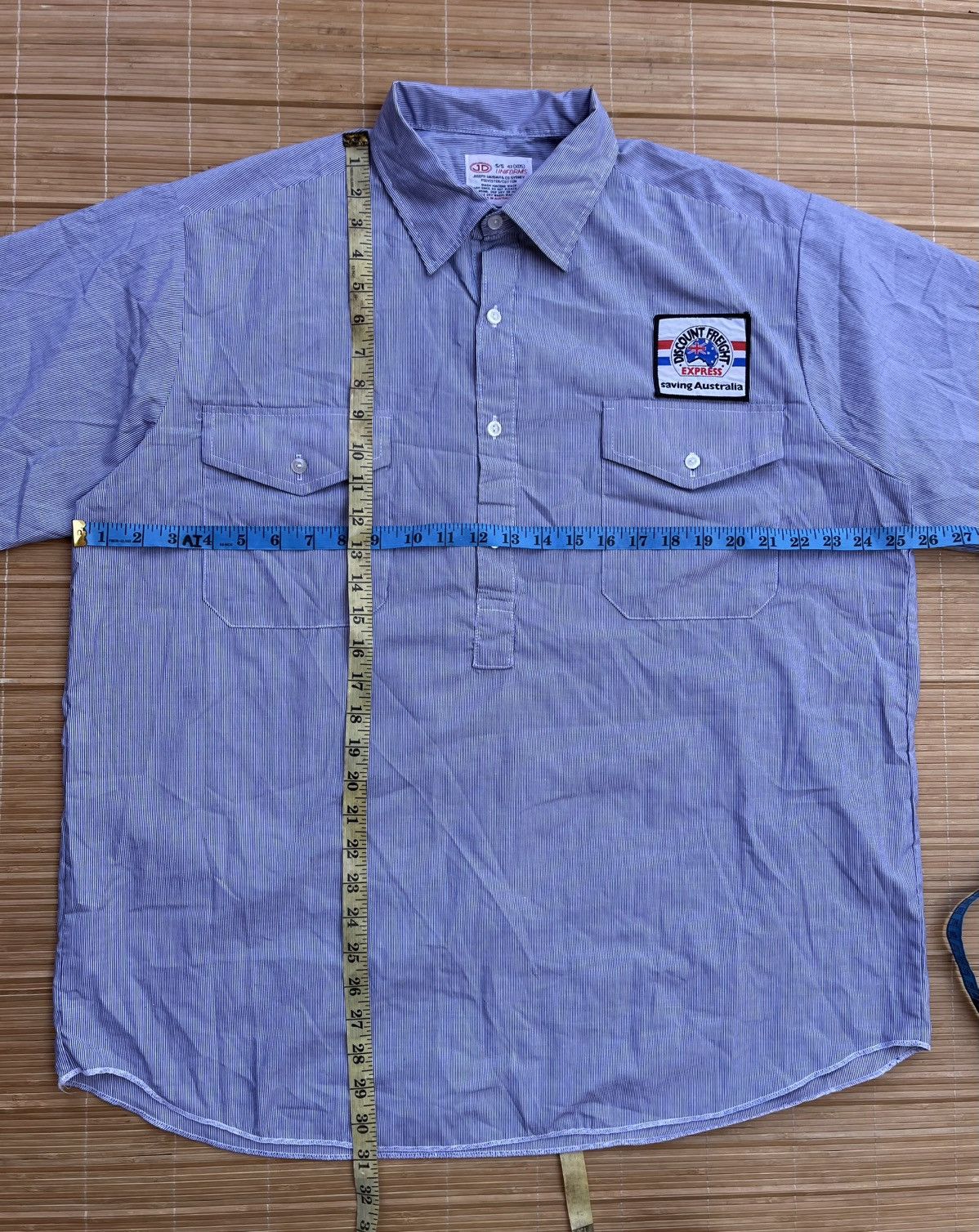Vintage Vintage hickory Joseph dahdah & co Sydney workwear pullover Size US XL / EU 56 / 4 - 4 Thumbnail