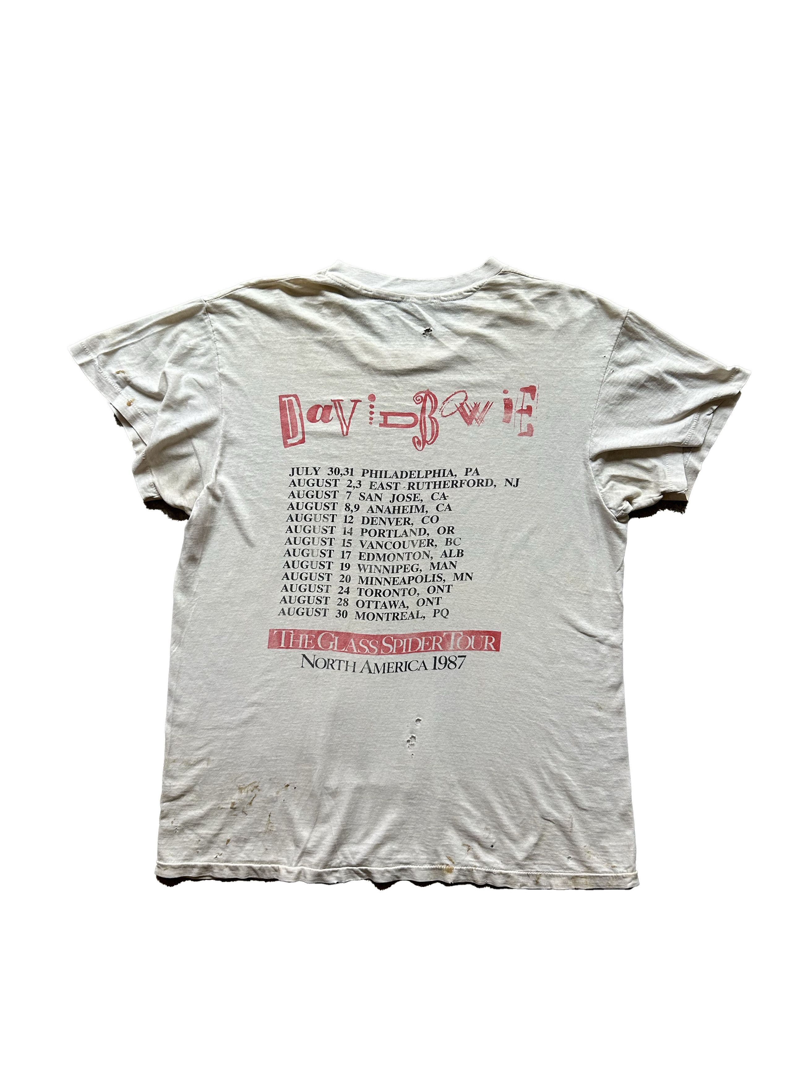 Band Tees David Bowie The Glass Spider Tour 1987 *Collector's Item* Size US M / EU 48-50 / 2 - 5 Thumbnail