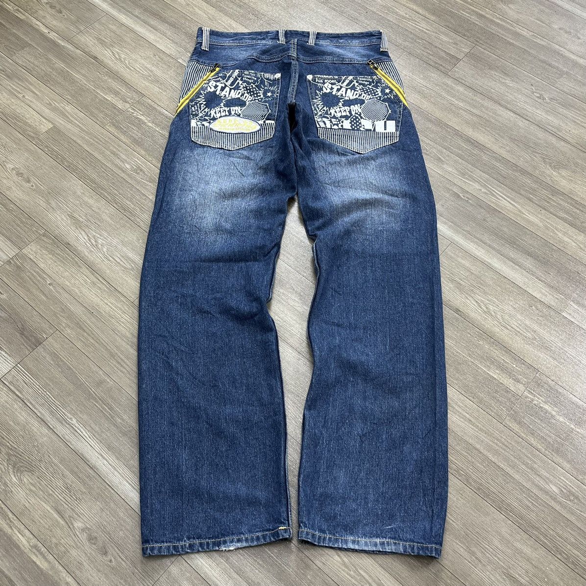 If Six Was Nine × Japanese Brand × Le Grande Bleu (L.G.B.) Vintage Jack Serika Multi Zipper Jeans Size US 30 / EU 46 - 1 Thumbnail