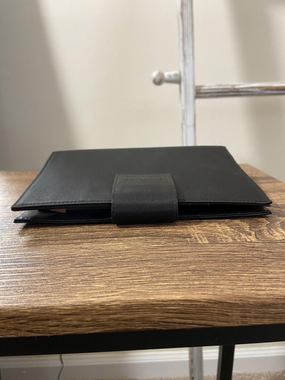 Prada Prada Black Nylon Saffiano Notebook Cover Trifold Wallet Set Size ONE SIZE - 9 Thumbnail