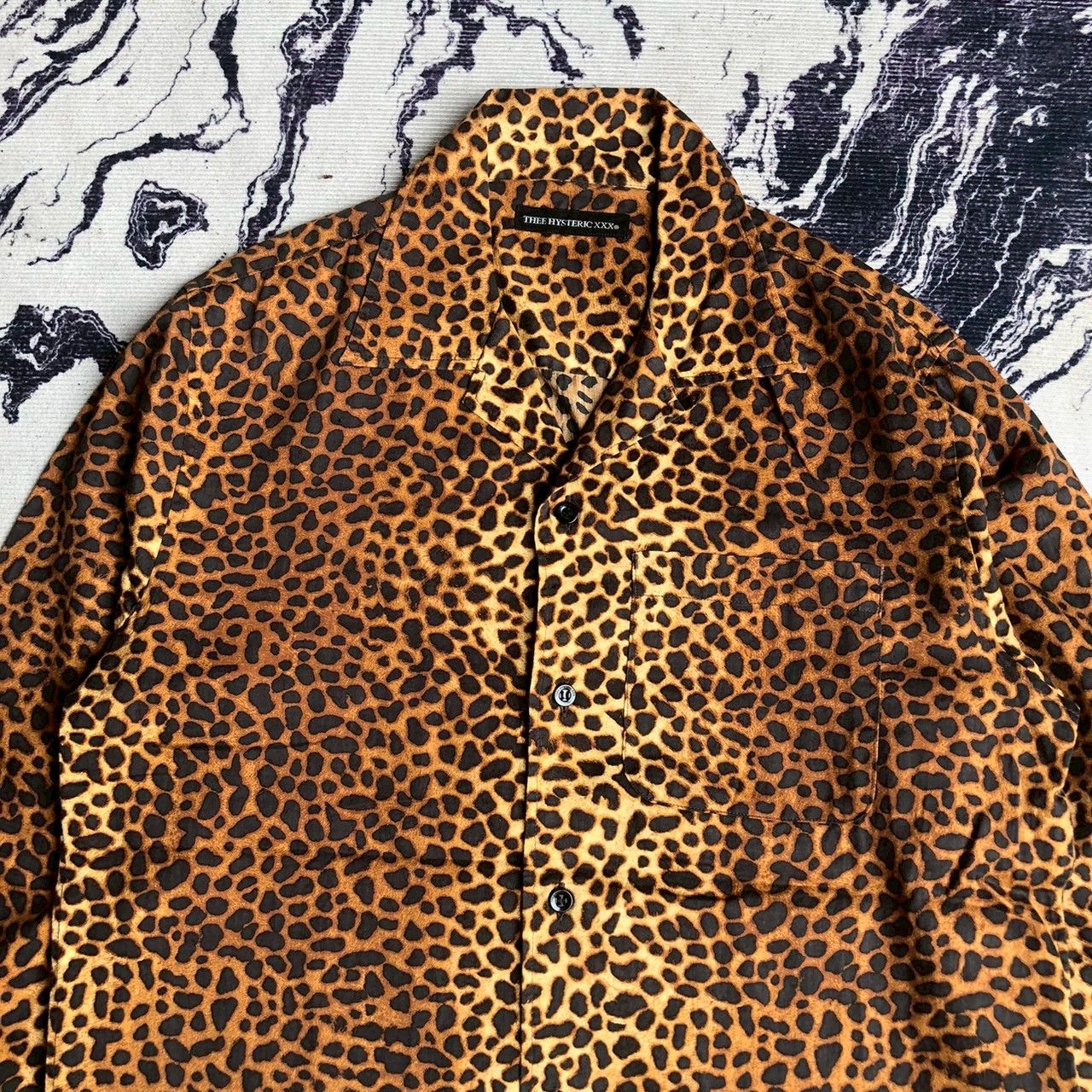Hysteric Glamour Vintage Y2K Thee Hysteric XXX Leopard Print Shirt Size US S / EU 44-46 / 1 - 2 Thumbnail