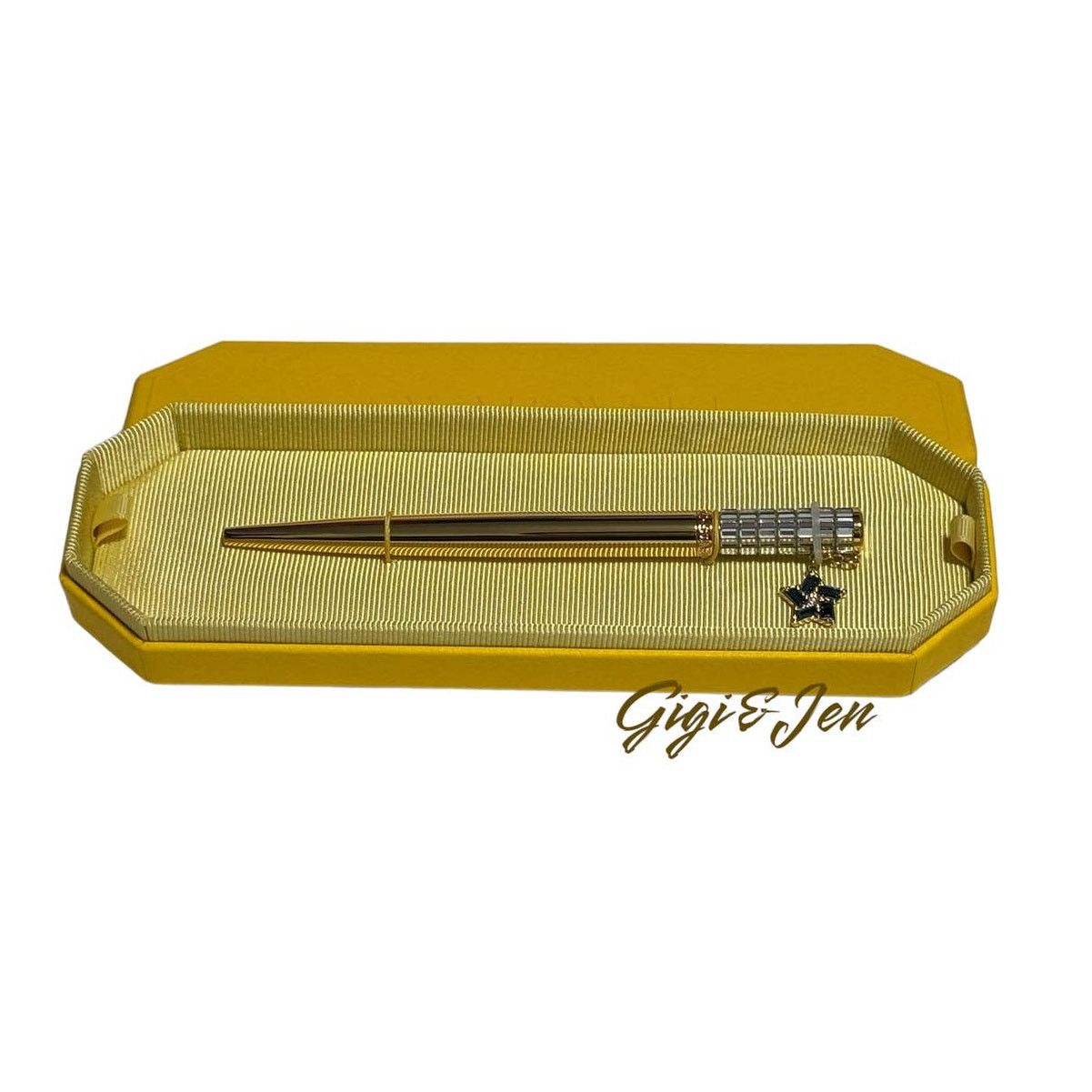 Swarovski Swarovski Celebration 2022 ballpoint pen Star, White, Gold Size ONE SIZE - 2 Thumbnail