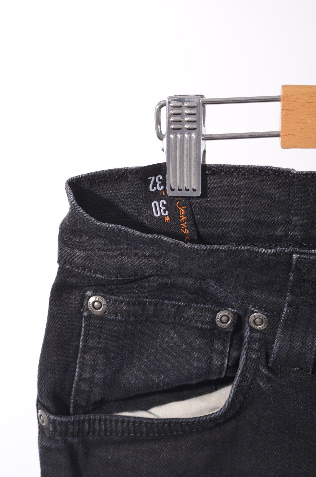Nudie Jeans Nudie Jeans Thin Finn Back 2 Black Denim Size 32 Size US 32 / EU 48 - 5 Thumbnail