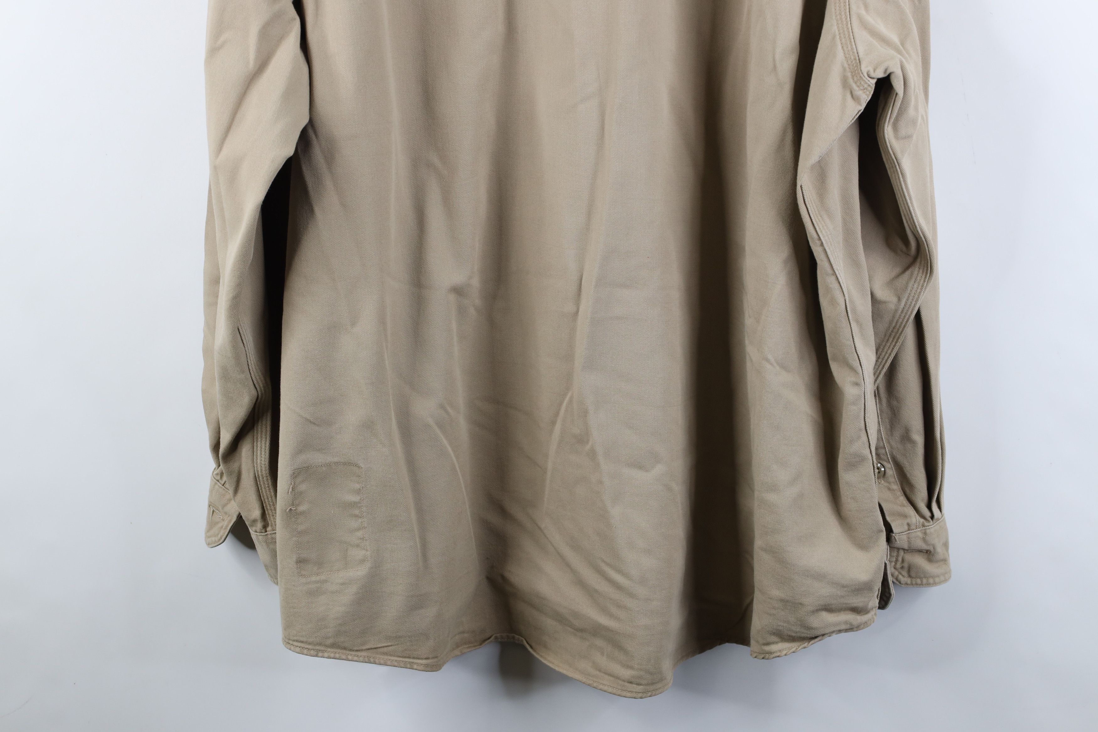 Carhartt Vintage Carhartt FR Fire Resistant Workwear Button Shirt Size US XXL / EU 58 / 5 - 15 Thumbnail