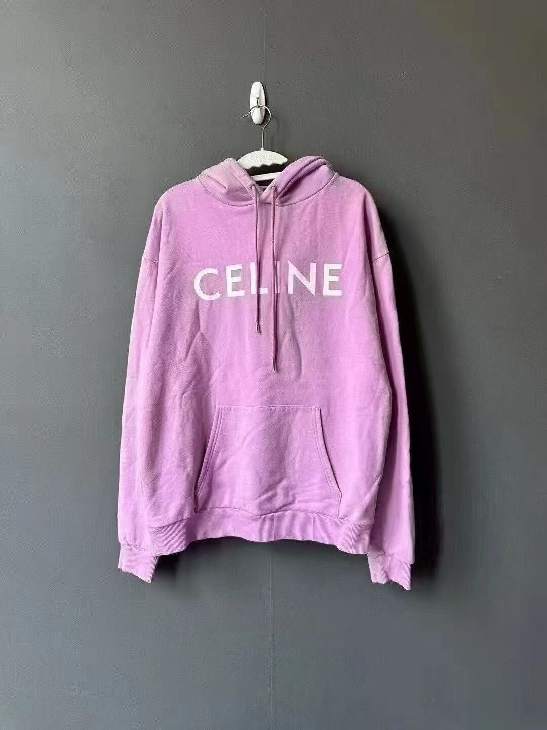 Celine Celine Purple Logo Hoodie Size US M / EU 48-50 / 2 - 1 Thumbnail