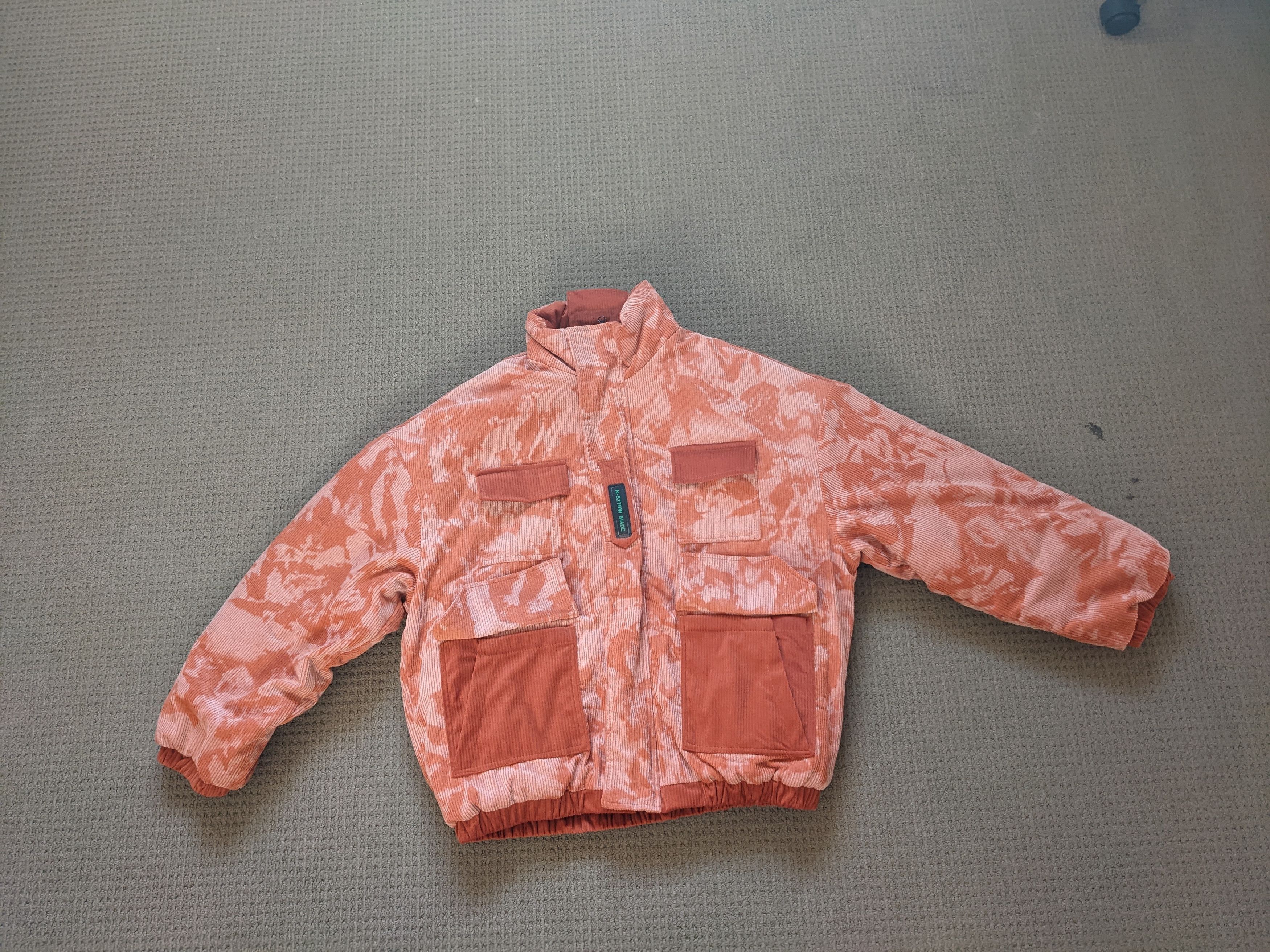 Other Orange corduroy Tie-dye jacket Size US L / EU 52-54 / 3 - 1 Thumbnail