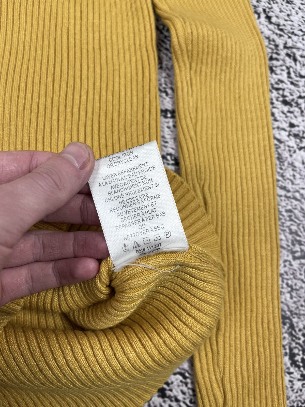 Tory Burch Tory Burch Ribbed Henley Wool Top Light Sweater size M Size M / US 6-8 / IT 42-44 - 8 Thumbnail