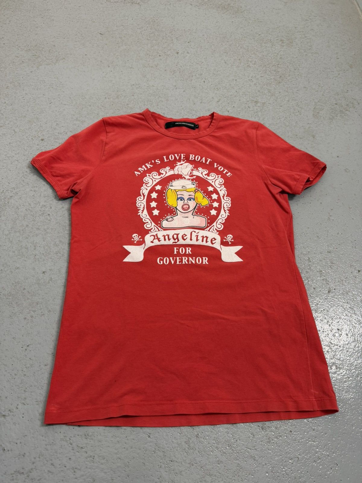 Andrew Mackenzie Vintage S/S 2005 Andrew Mackenzie AMK loves boat T-Shirt Size US L / EU 52-54 / 3 - 4 Thumbnail