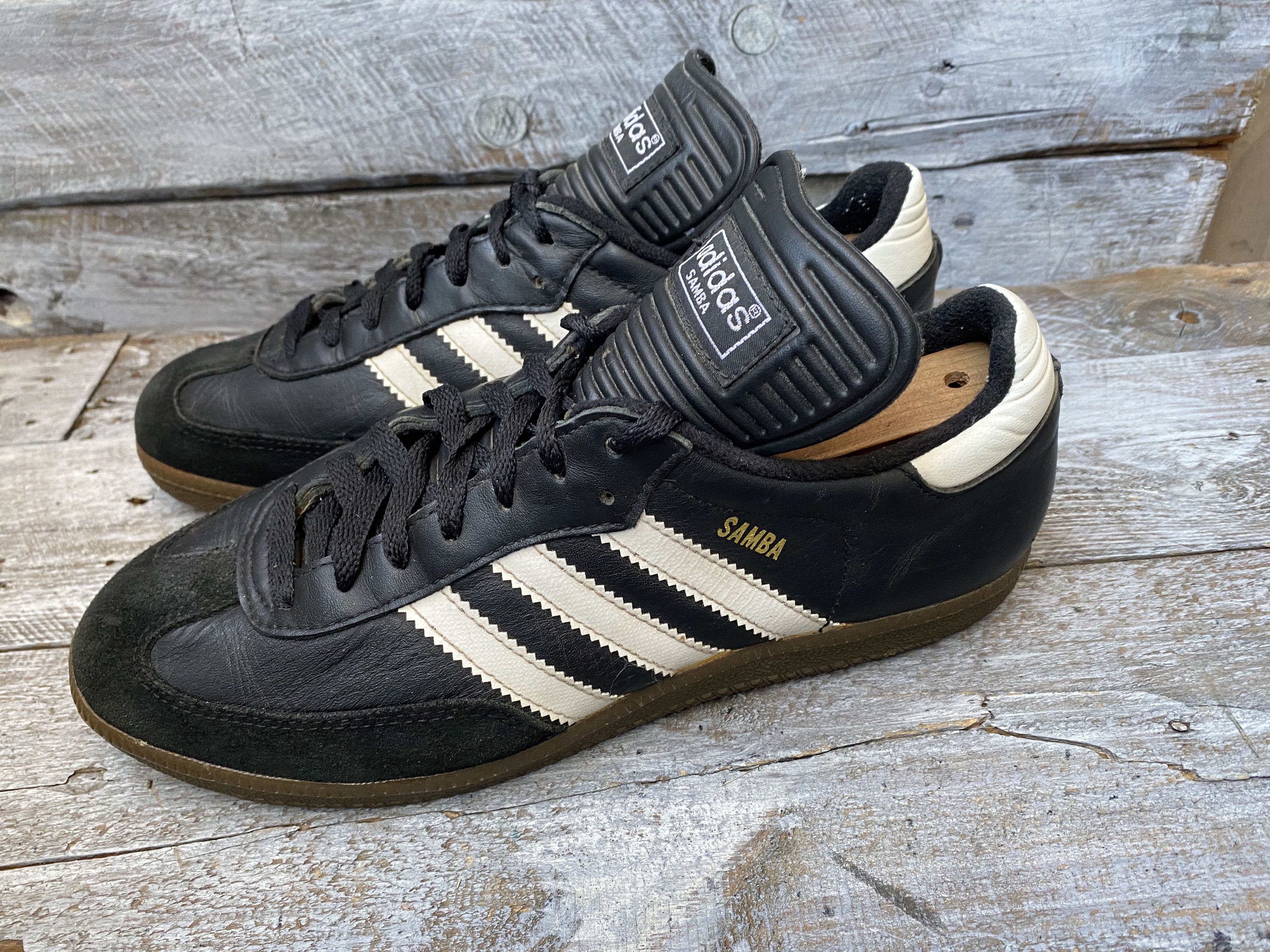 Adidas × Vintage 🔴Vintage Rare Adidas Samba long tongue low-top sneakers Size US 9 / EU 42 - 6 Thumbnail