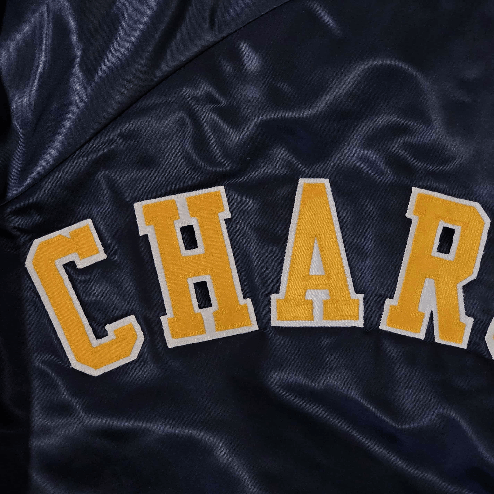 Chalk Line San Diego Chargers Vintage 80s Satin Bomber Jacket Size US L / EU 52-54 / 3 - 6 Thumbnail