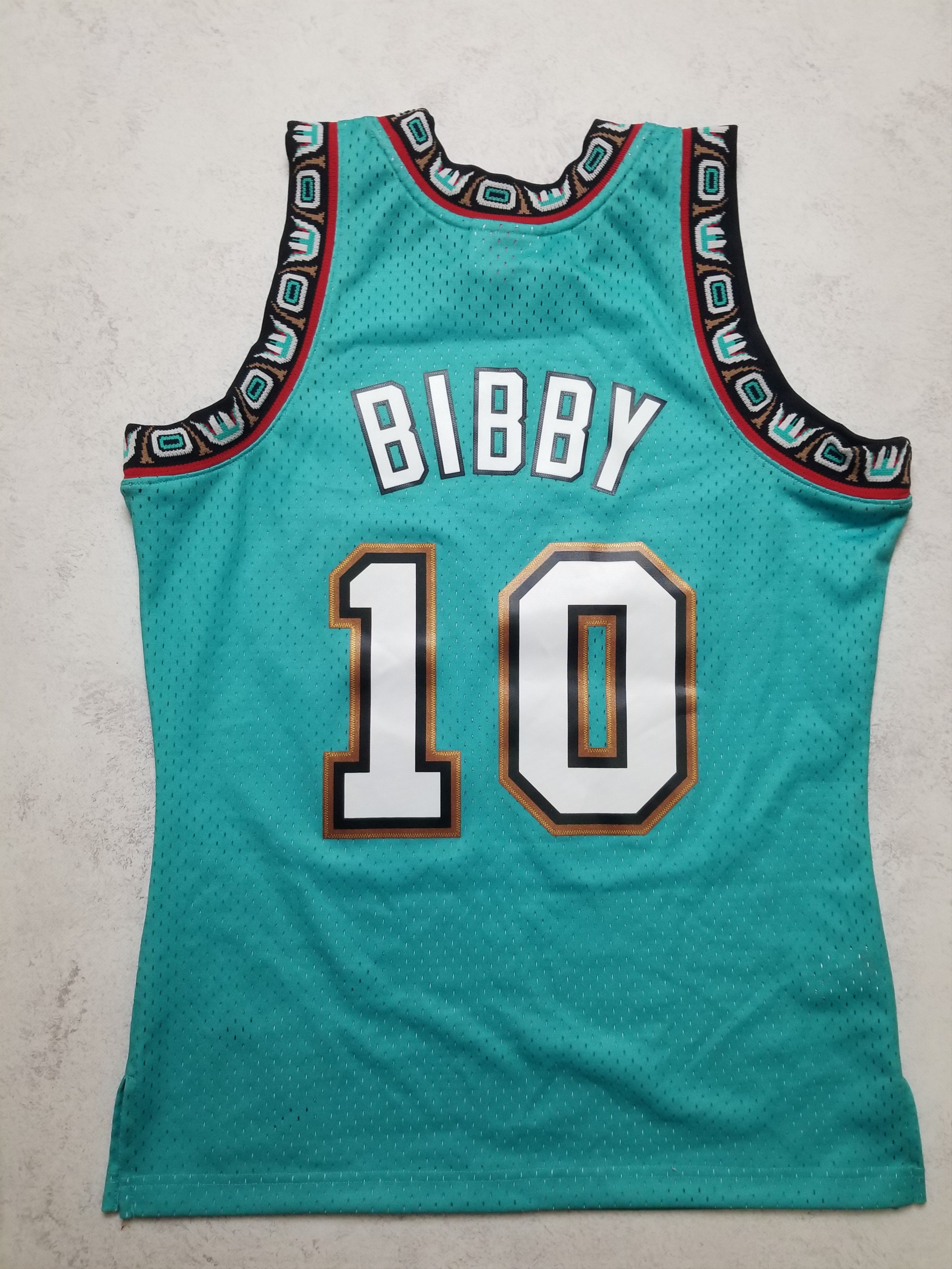 Mitchell & Ness Teal Vancouver Grizzlies Mike Bibby #10 Swingman Jersey Size US M / EU 48-50 / 2 - 2 Thumbnail