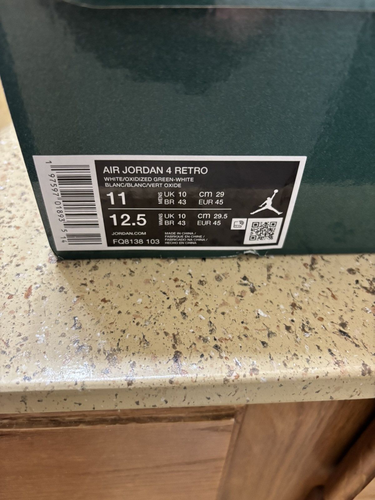 Jordan Brand Jordan 4 retro oxidized green Size US 11 / EU 44 - 13 Thumbnail