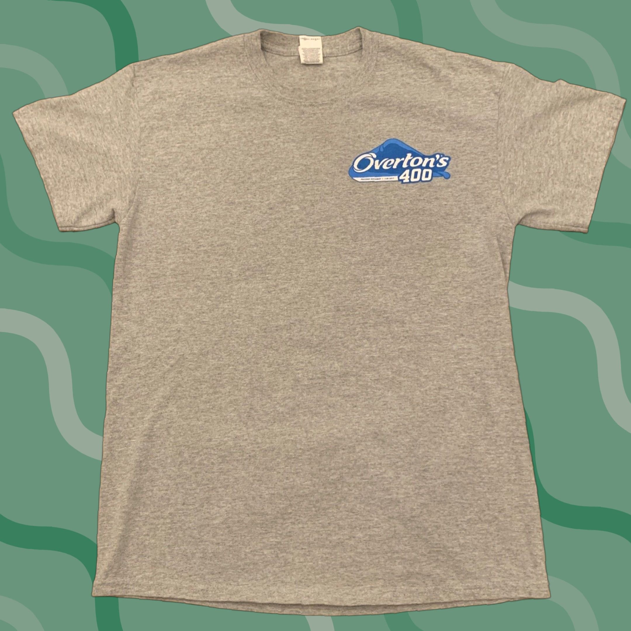 Gildan VINTAGE NASCAR Pocono Raceway 2017 Overton’s 400 T-Shirt Double-Sided Size M White Unisex Adults Gildan Shirt Size US M / EU 48-50 / 2 - 1 Thumbnail