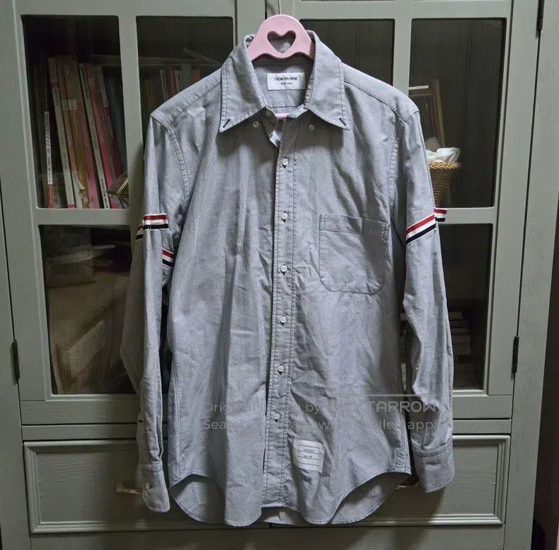 Thom Browne Thom Browne Tall collar long-sleeved shirt Size US S / EU 44-46 / 1 - 1 Thumbnail