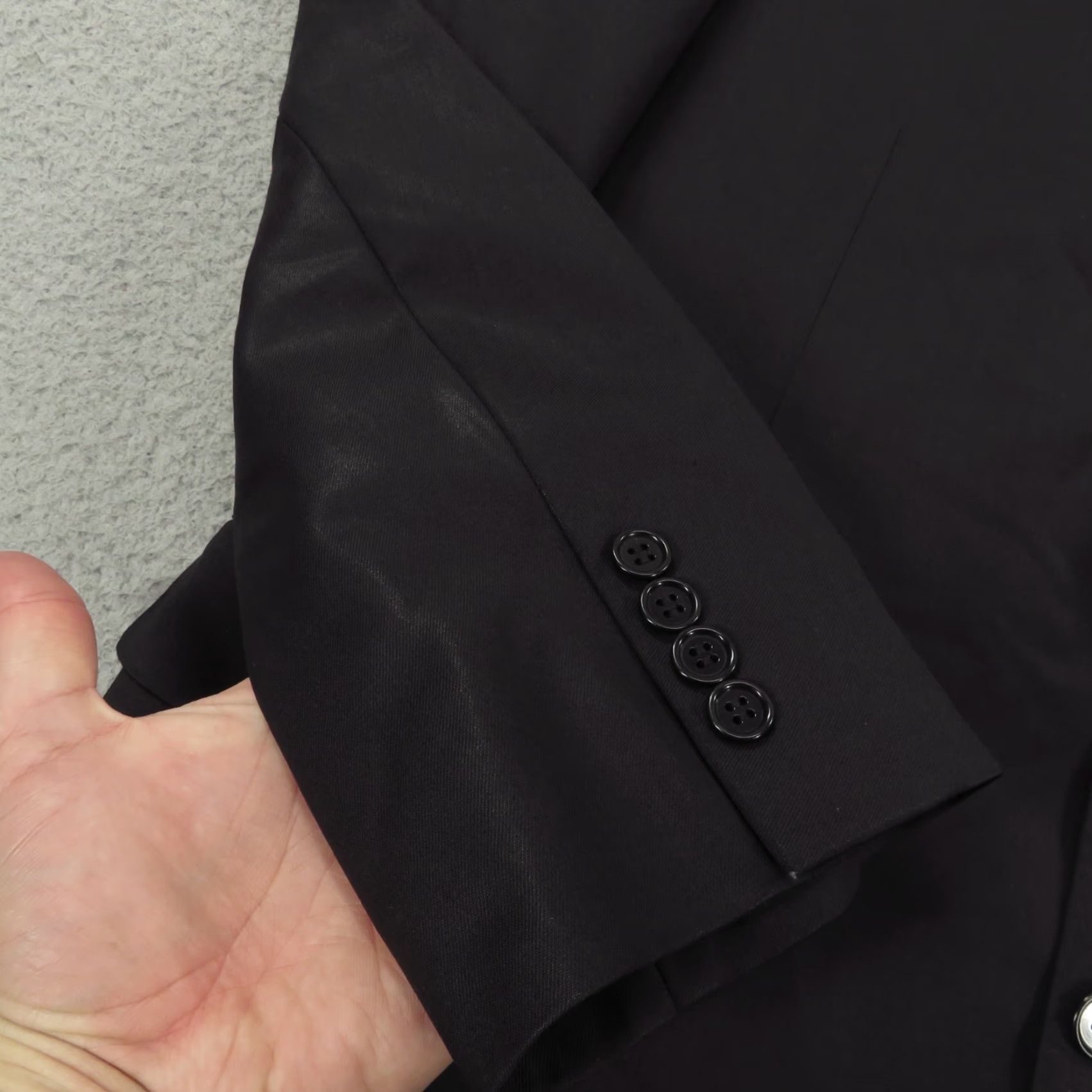 Canali Canali 1934 Jacket Black Tuxedo Blazer 44R Double Vent Two Button Formal Dinner Suit Mens Size 44R - 5 Thumbnail