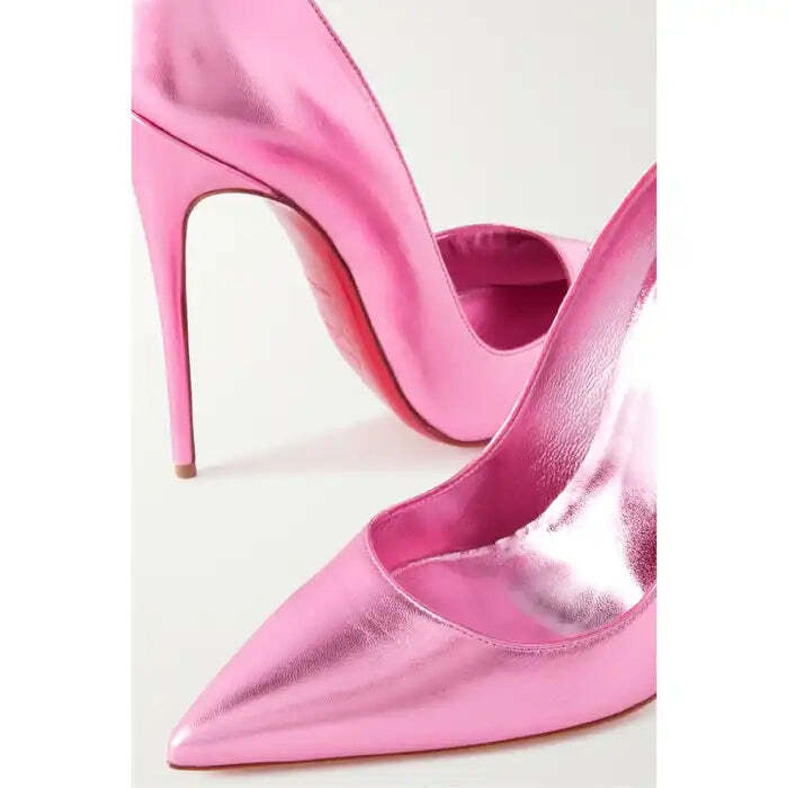 Christian Louboutin So Kate 120 Confettis Pink Leather Pointed Toe Heel Pump 39 Size US 9 / IT 39 - 8 Thumbnail