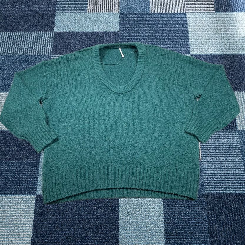 Free People Free People Sweater Womens Size XS Green Broookside Oversized Tunic Pullover Size XS / US 0-2 / IT 36-38 - 1 Thumbnail