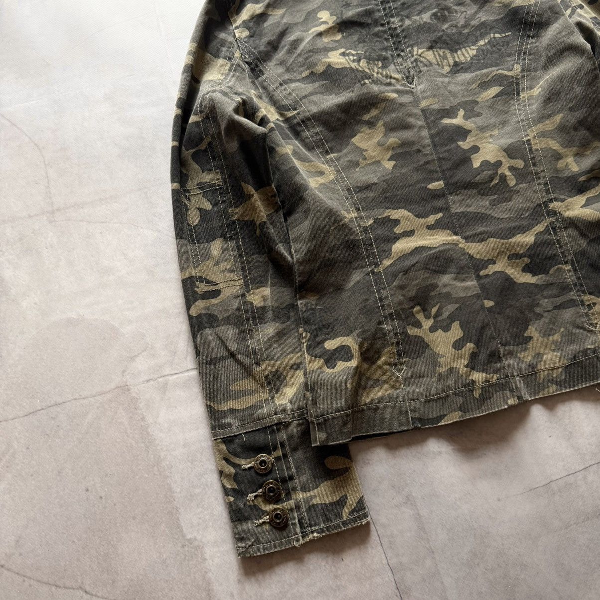 Hysteric Glamour × Undercover Faded Camo Blazer Jacket Military Hysteric Glamour Vibe PPFM Size S / US 4 / IT 40 - 8 Thumbnail