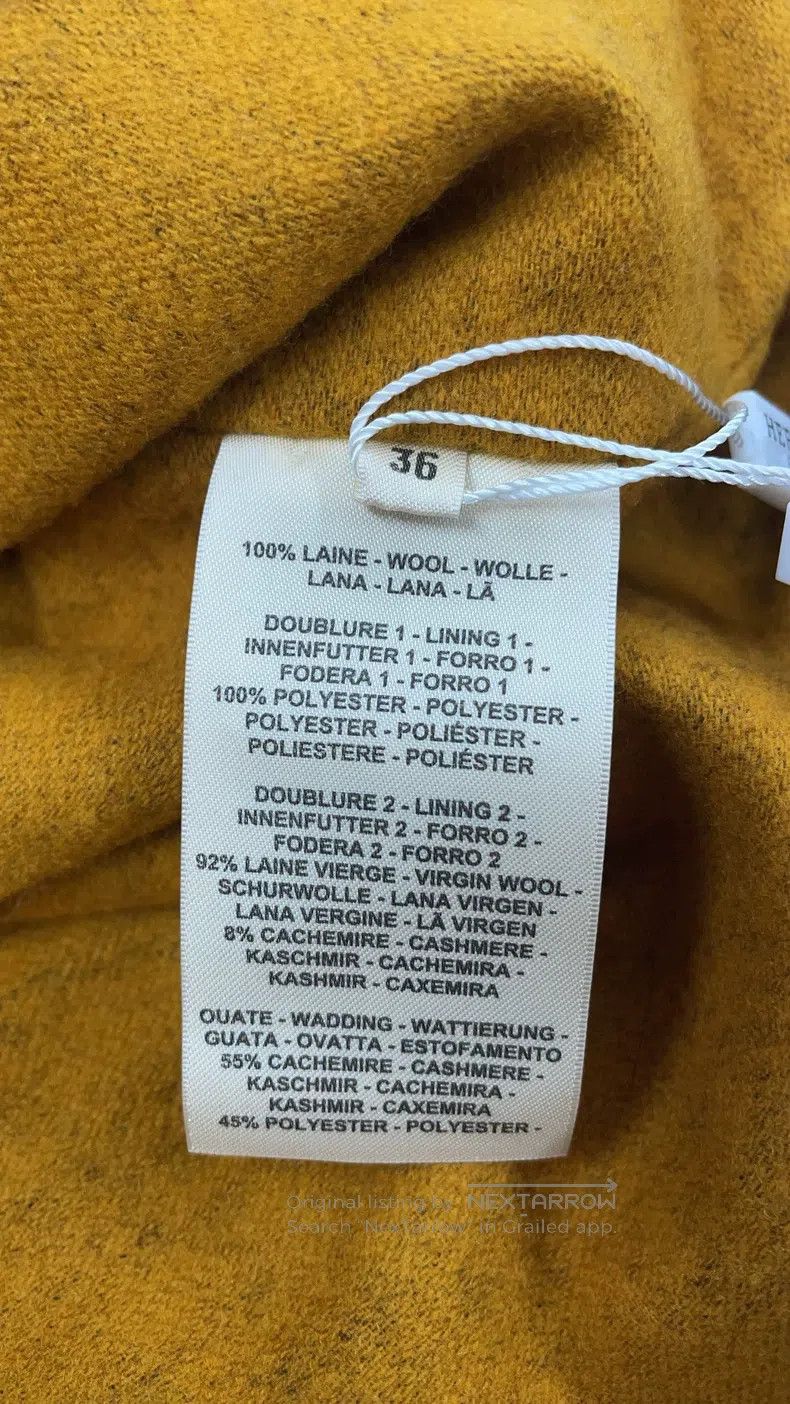 Hermes Hermes Tweed coat Size XS / US 0-2 / IT 36-38 - 4 Thumbnail