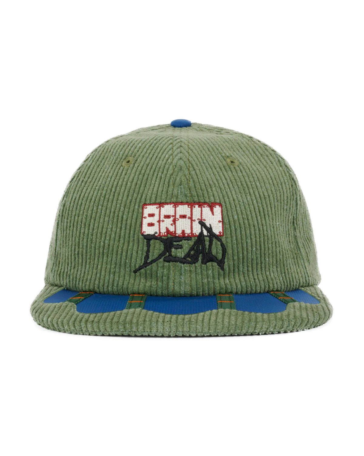 Brain Dead Brain Dead Sludge Twill 6 Panel Hat Cap Corduroy Green NEW Size ONE SIZE - 1 Thumbnail
