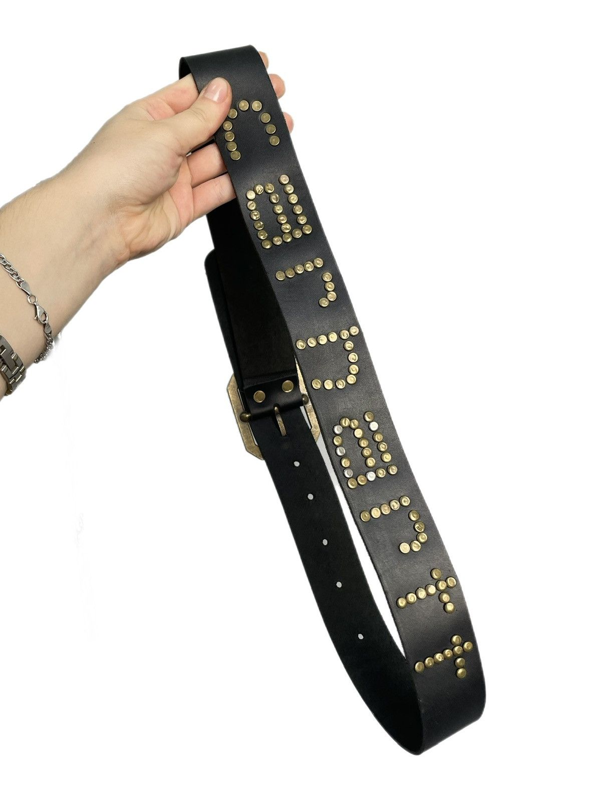 Carhartt Carhartt black studded belt y2k streetwear hype Size ONE SIZE - 2 Thumbnail