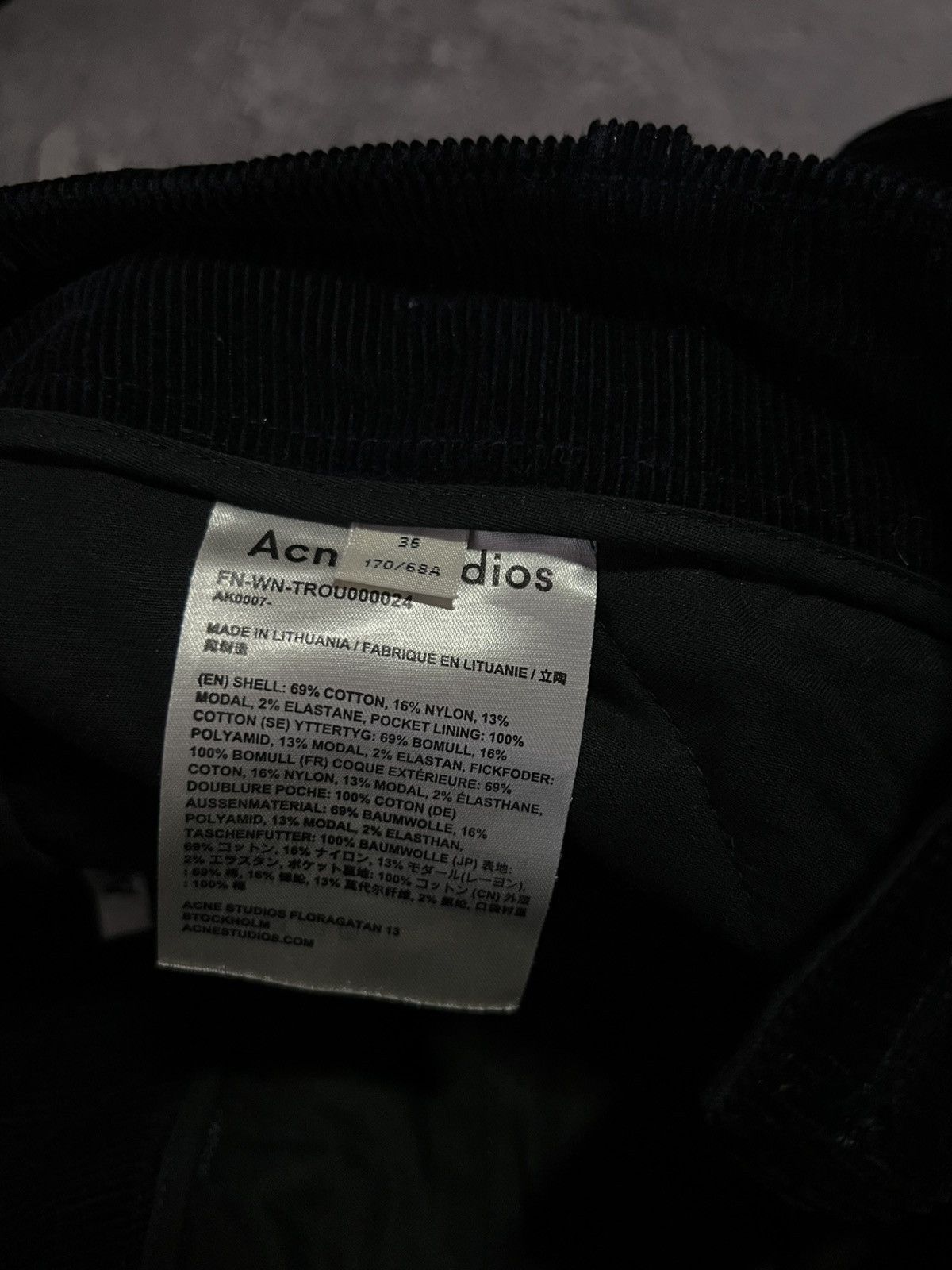 Acne Studios Acne Studios Corduroy Flared Pants Velvet Luxury Size 36" / US 14 / IT 50 - 8 Thumbnail