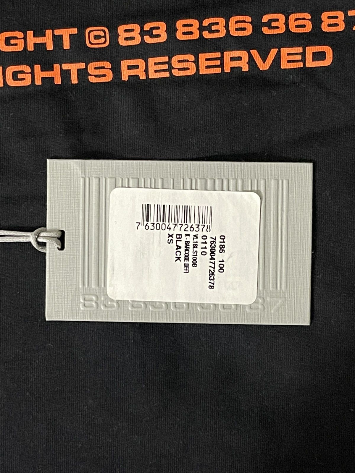 VTMNTS × Vetements VTMNTS Vetements barcode definition longsleeve oversized Size US XS / EU 42 / 0 - 10 Thumbnail