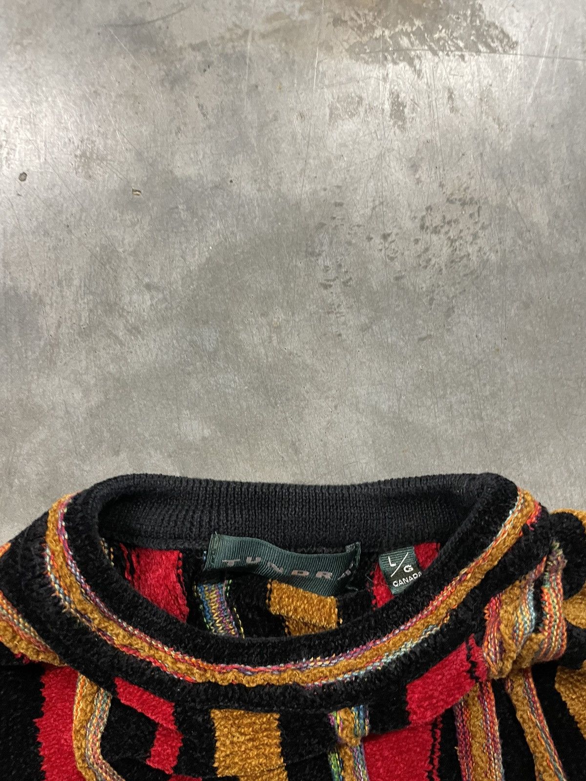 Tundra × Vintage Vintage Tundra 3D Knit Sweater | Grailed