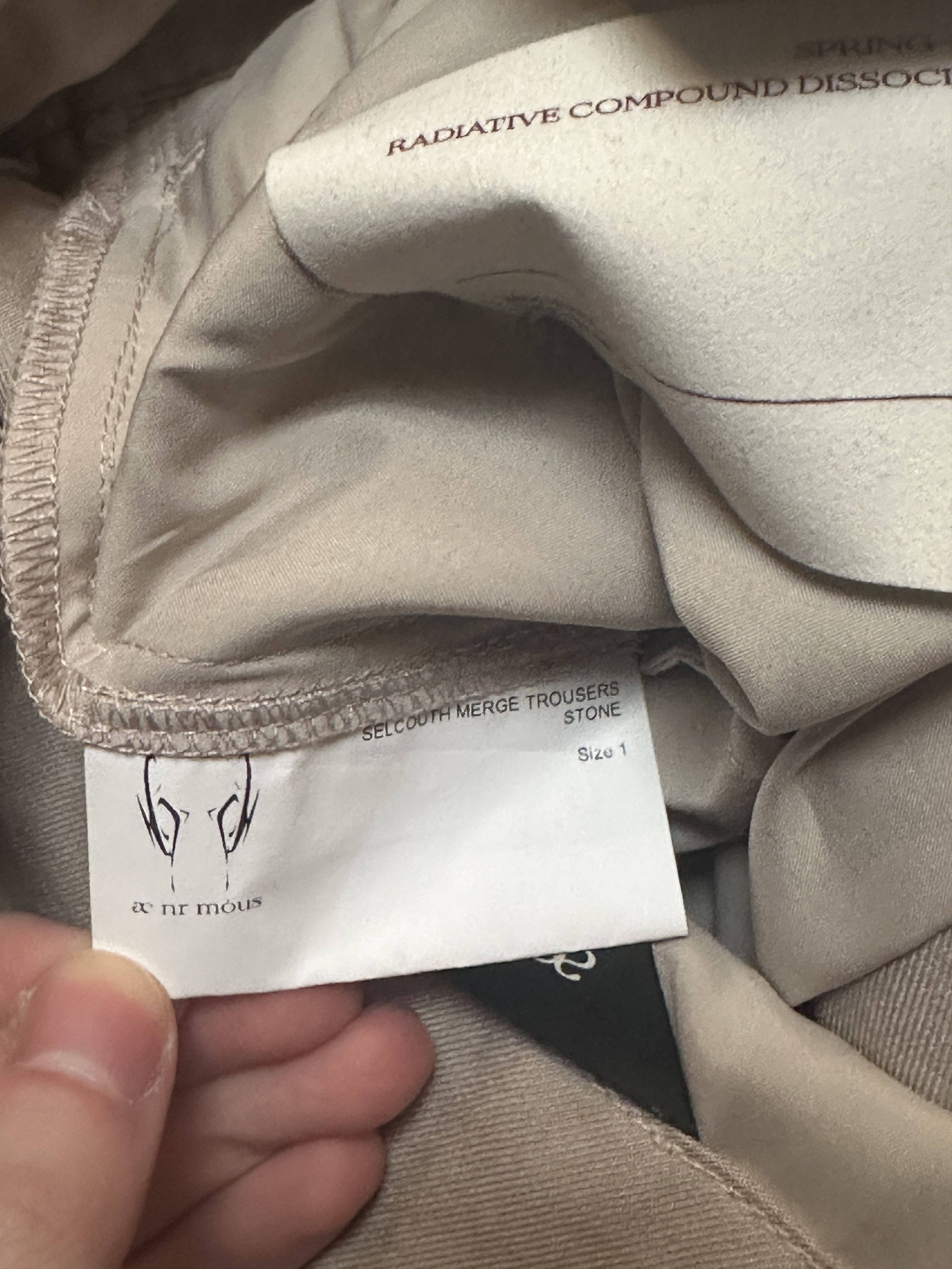 AENRMOUS aenrmous Stone Selcouth Merge Trousers Size US 30 / EU 46 - 6 Thumbnail