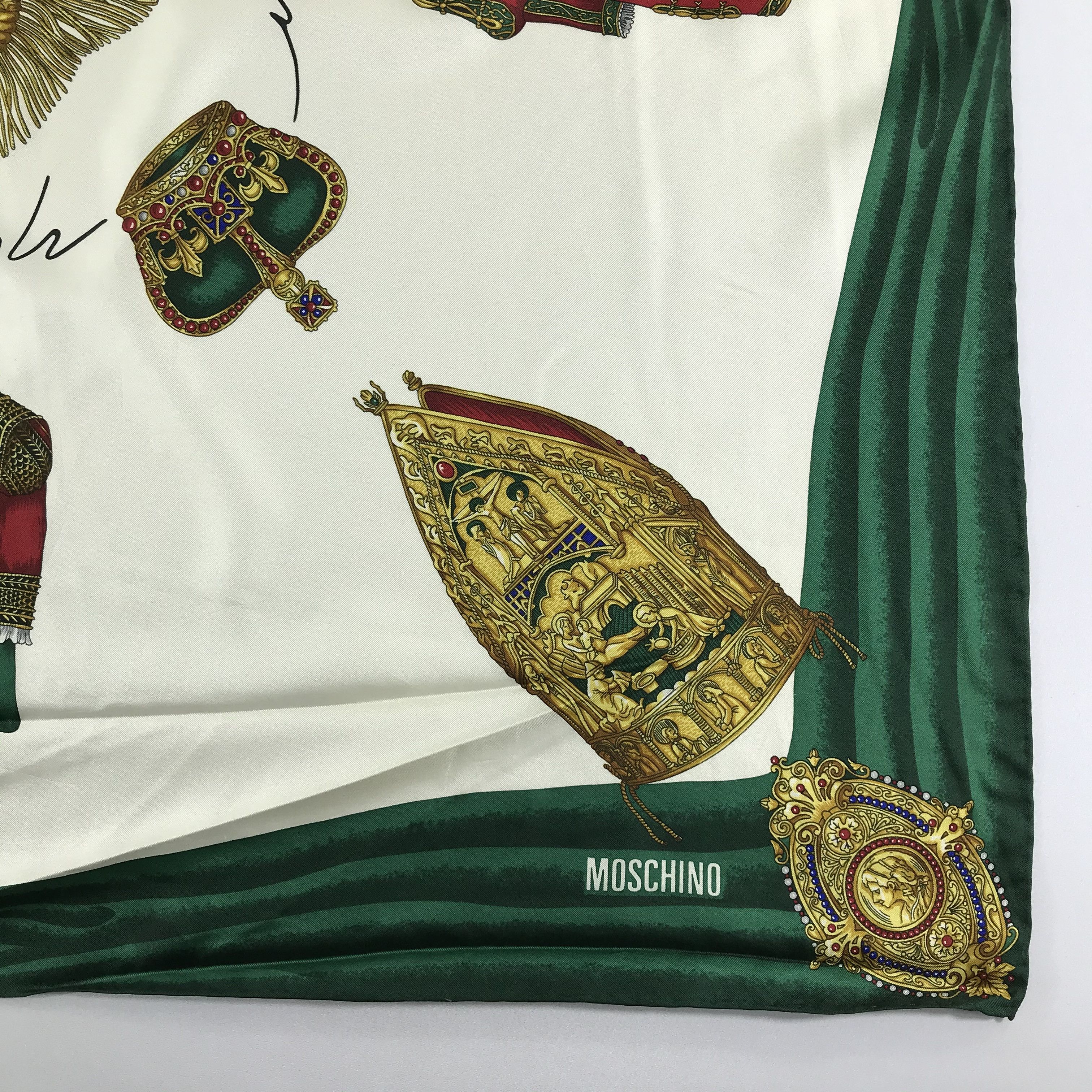 Vintage Vintage Moschino Silk Scarf Size ONE SIZE - 4 Thumbnail