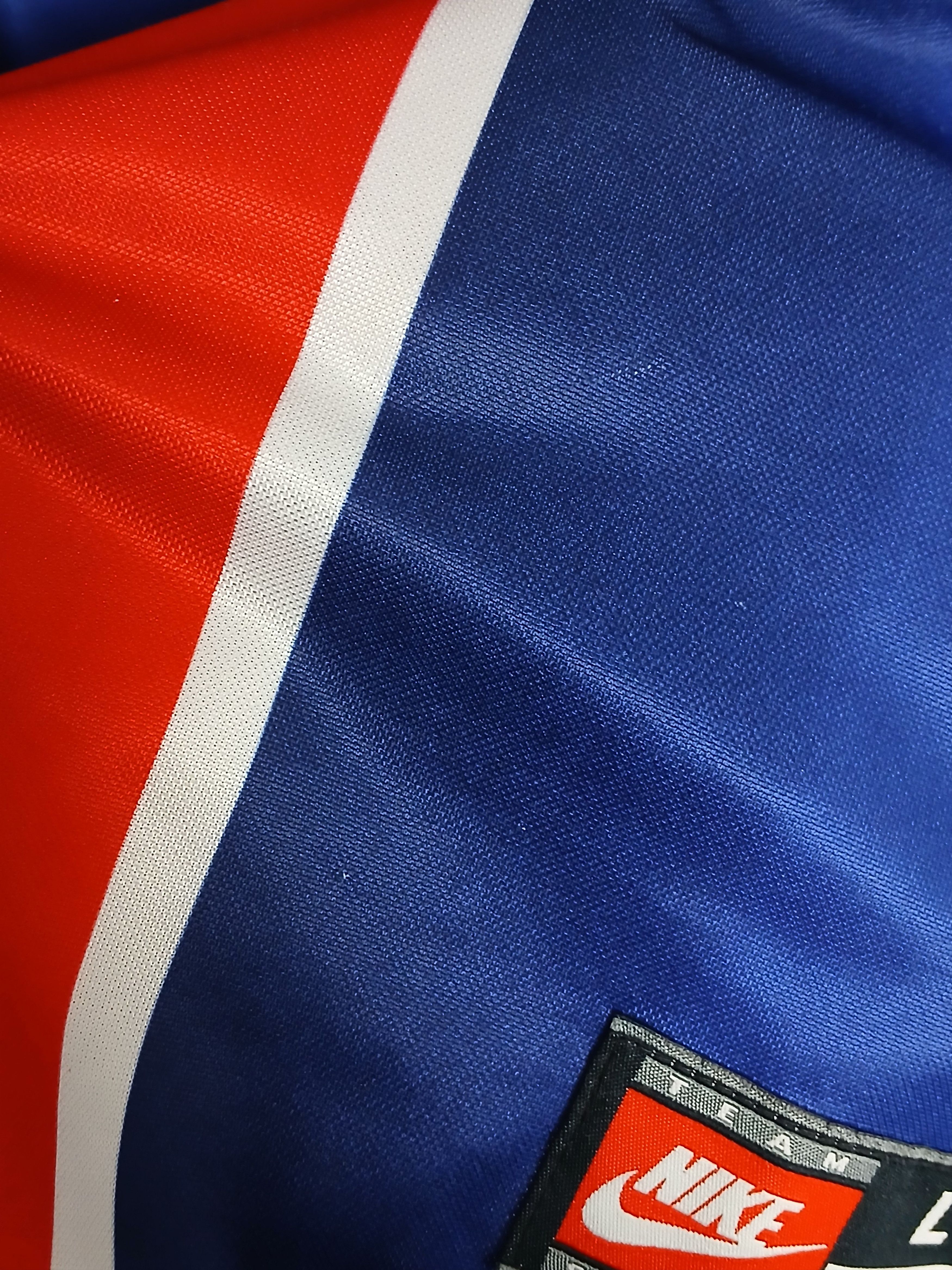 Nike × Vintage PSG Paris Saint Germain 1998/1999 Home Football Jersey Size US L / EU 52-54 / 3 - 10 Thumbnail
