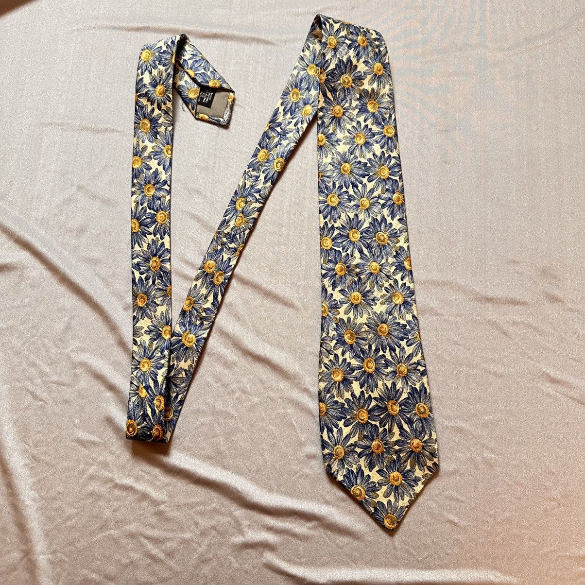 Kenzo Vintage Kenzo all-silk tie with flowers Size ONE SIZE - 3 Thumbnail