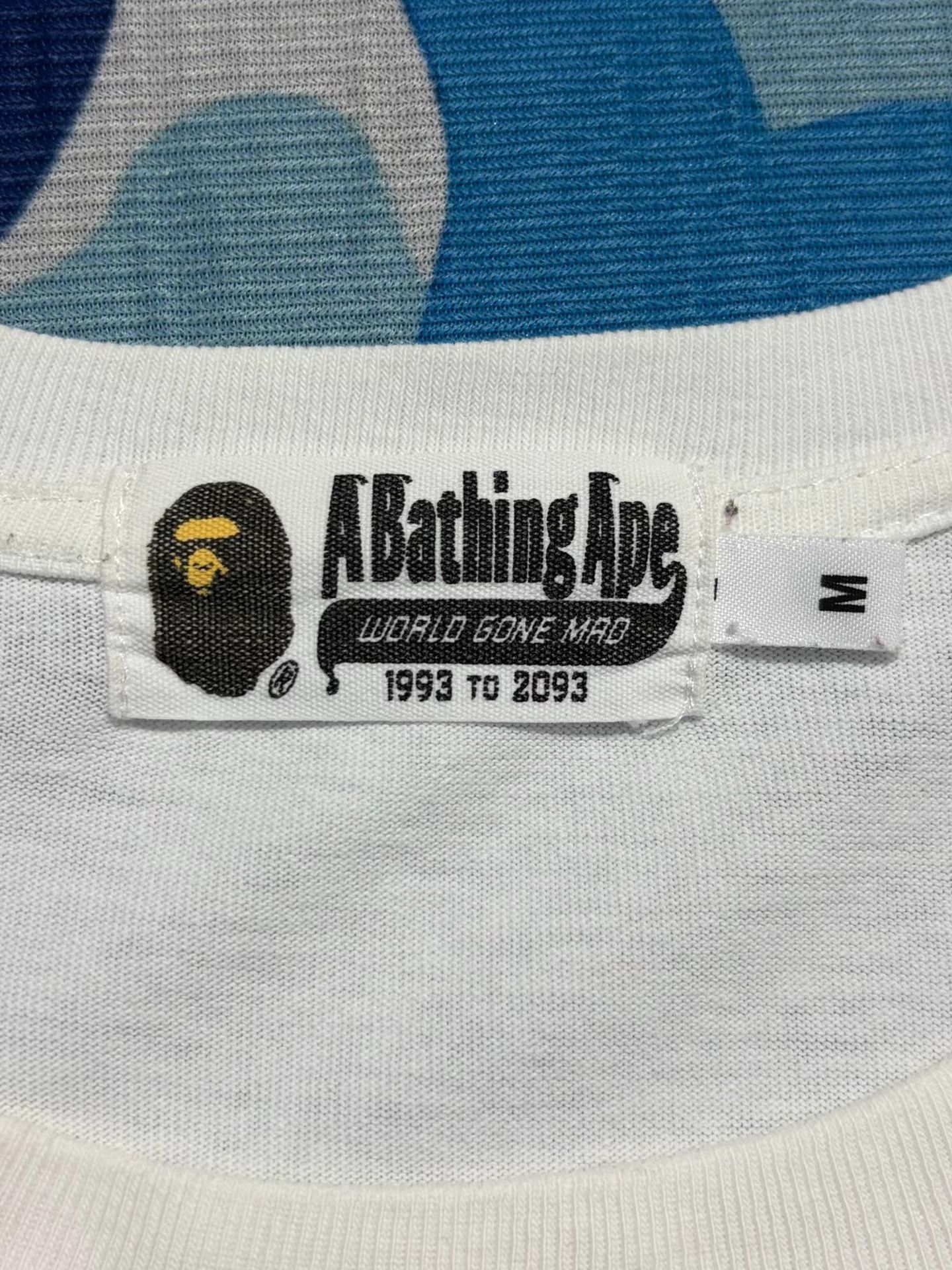 Bape BAPE White Slogan Short Sleeve Tee Size US M / EU 48-50 / 2 - 2 Thumbnail