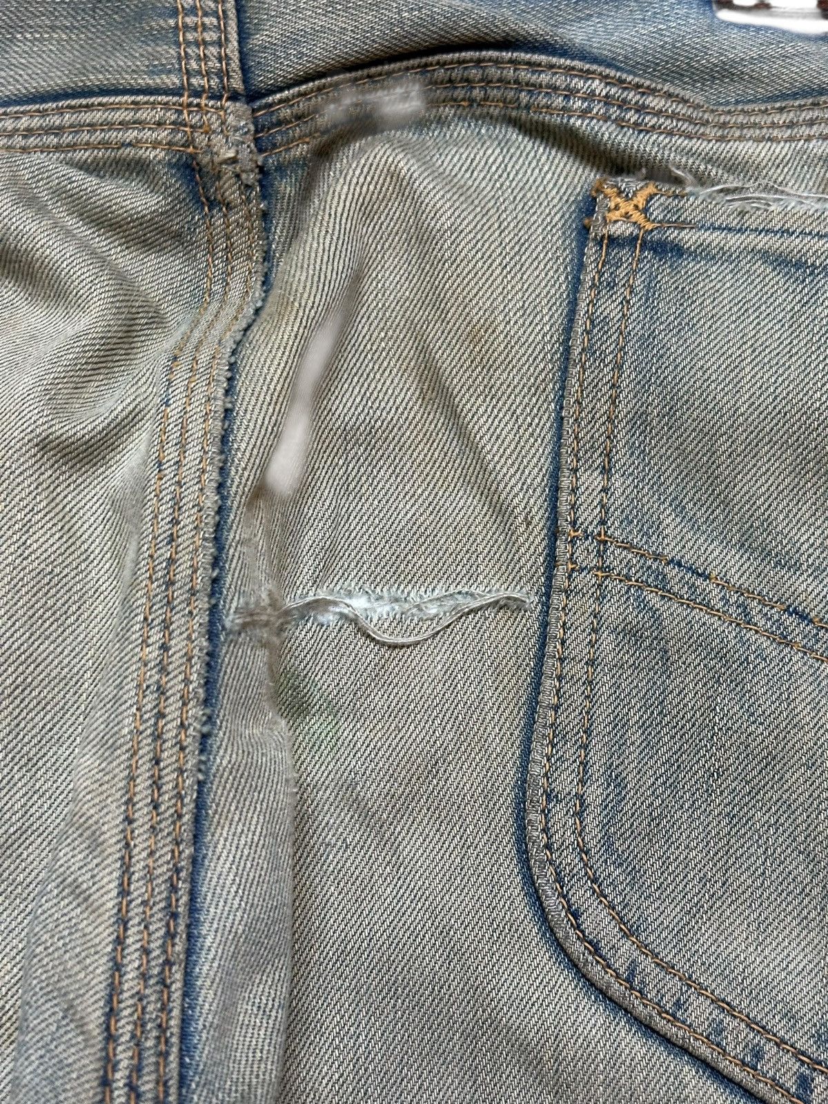 Lee Vintage Lee Union Made Selvedge Mudwash Distressd Denim Size US 32 / EU 48 - 10 Thumbnail