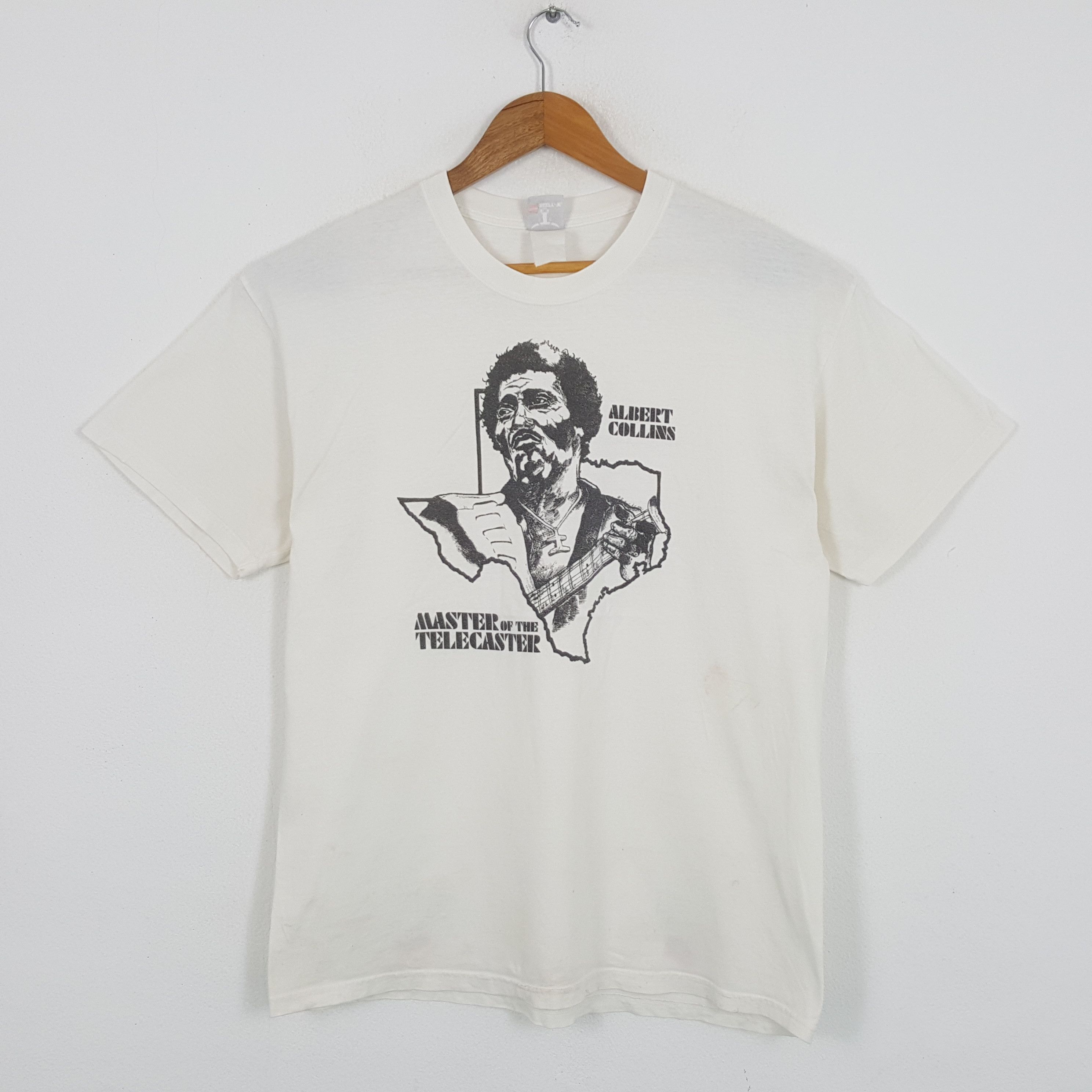 Band Tees × Vintage Vintage ALBERT COLLINS American Guitarist And Singer T-Shirt Size US L / EU 52-54 / 3 - 1 Thumbnail