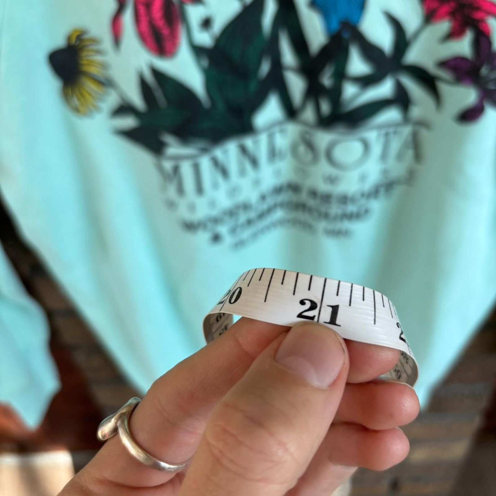 Other × Vintage Vintage 1980s minnesota wildflowers raglan sweatshirt Size L / US 10 / IT 46 - 6 Thumbnail
