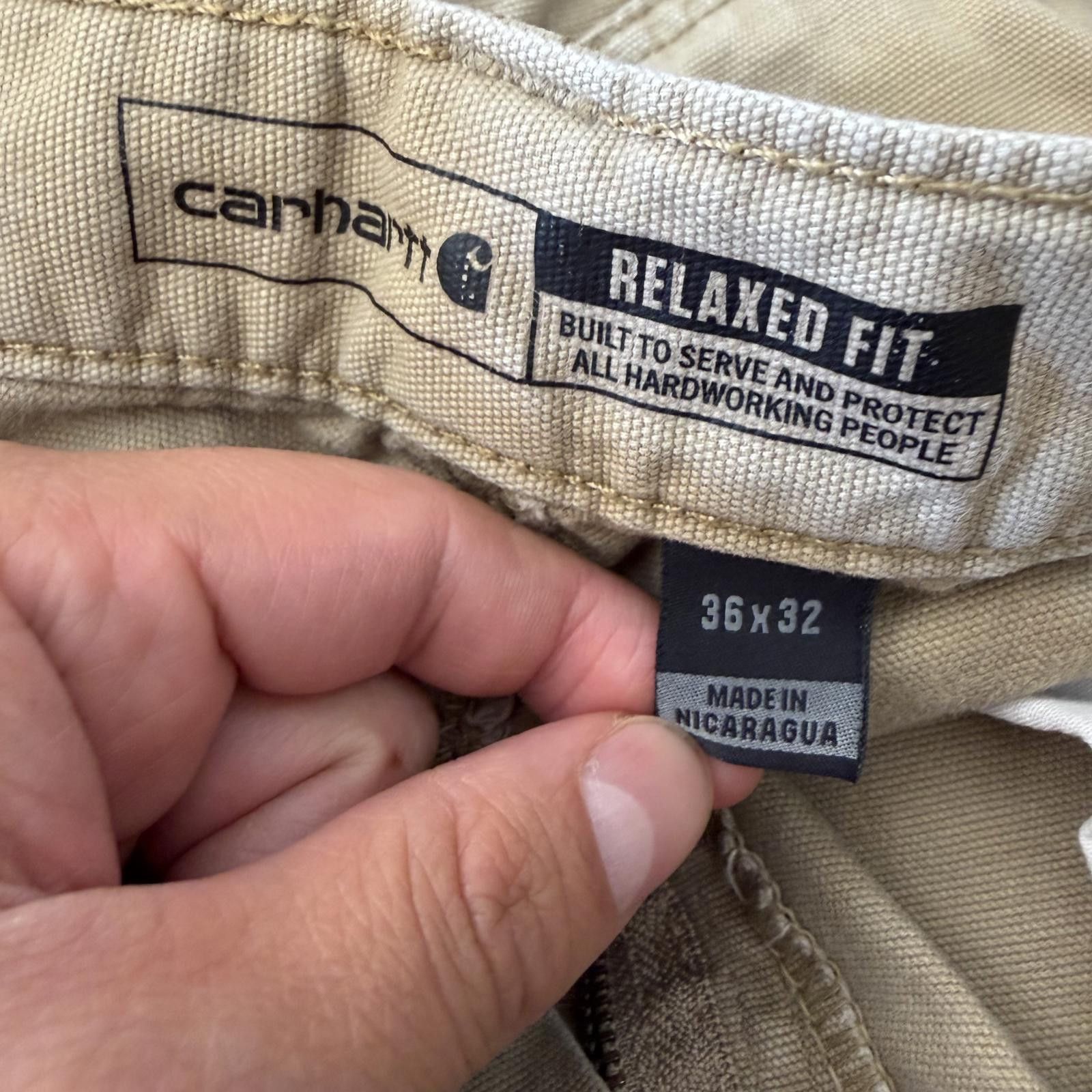 Carhartt Carhartt Carpenter Relaxed Fit Rugged Flex Pants Distressed Size US 36 / EU 52 - 6 Thumbnail