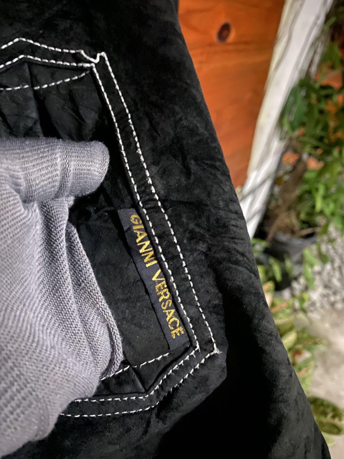 Vintage Vintage Gianni Versace Medusa Embroidery Black Jacket – Bold Size US M / EU 48-50 / 2 - 7 Thumbnail