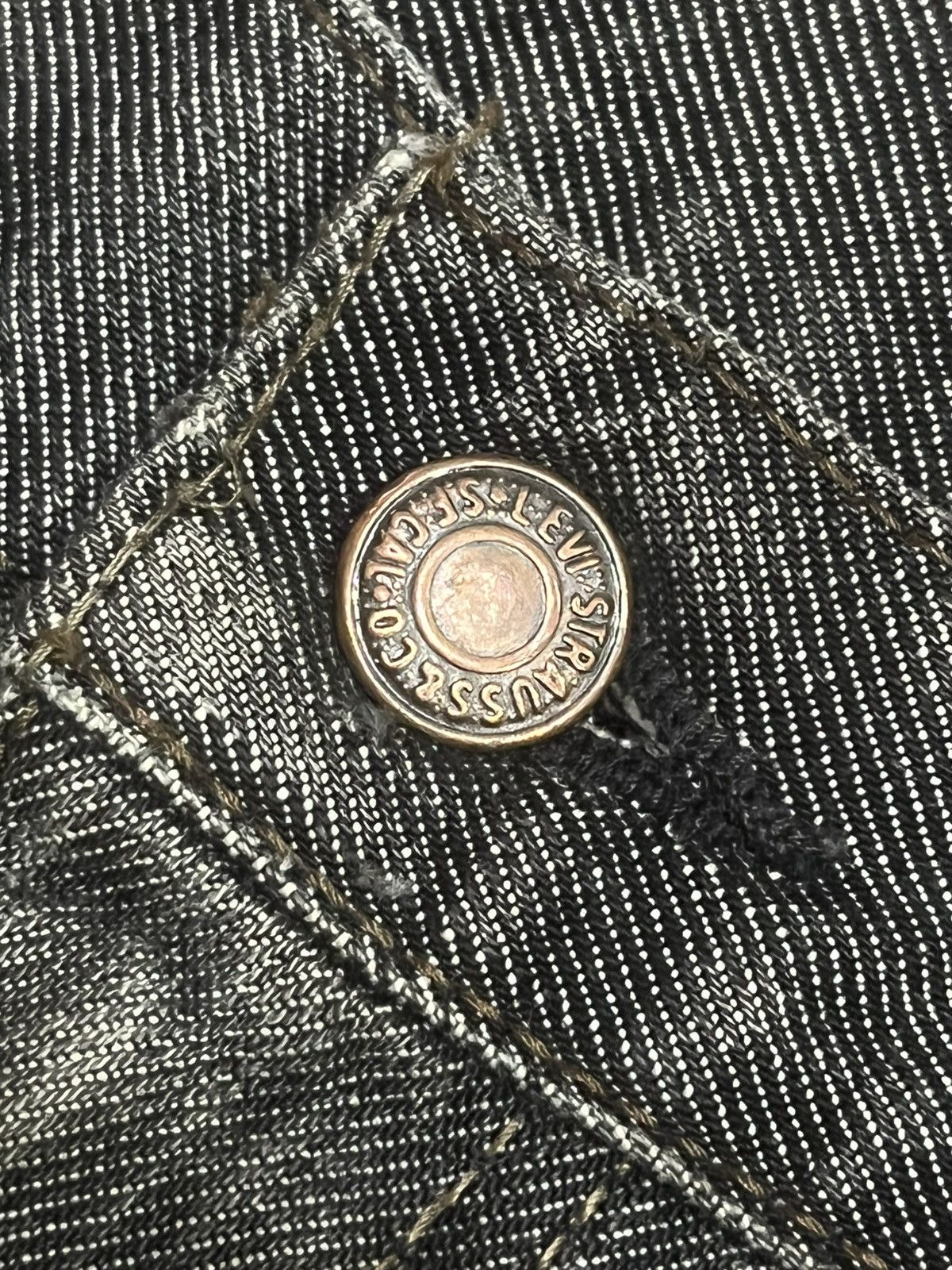 Levi's ⚡️Distressed⚡️Vintage Levi’s 503 Mud Washed Frayed Leg Jeans Size US 34 / EU 50 - 5 Thumbnail