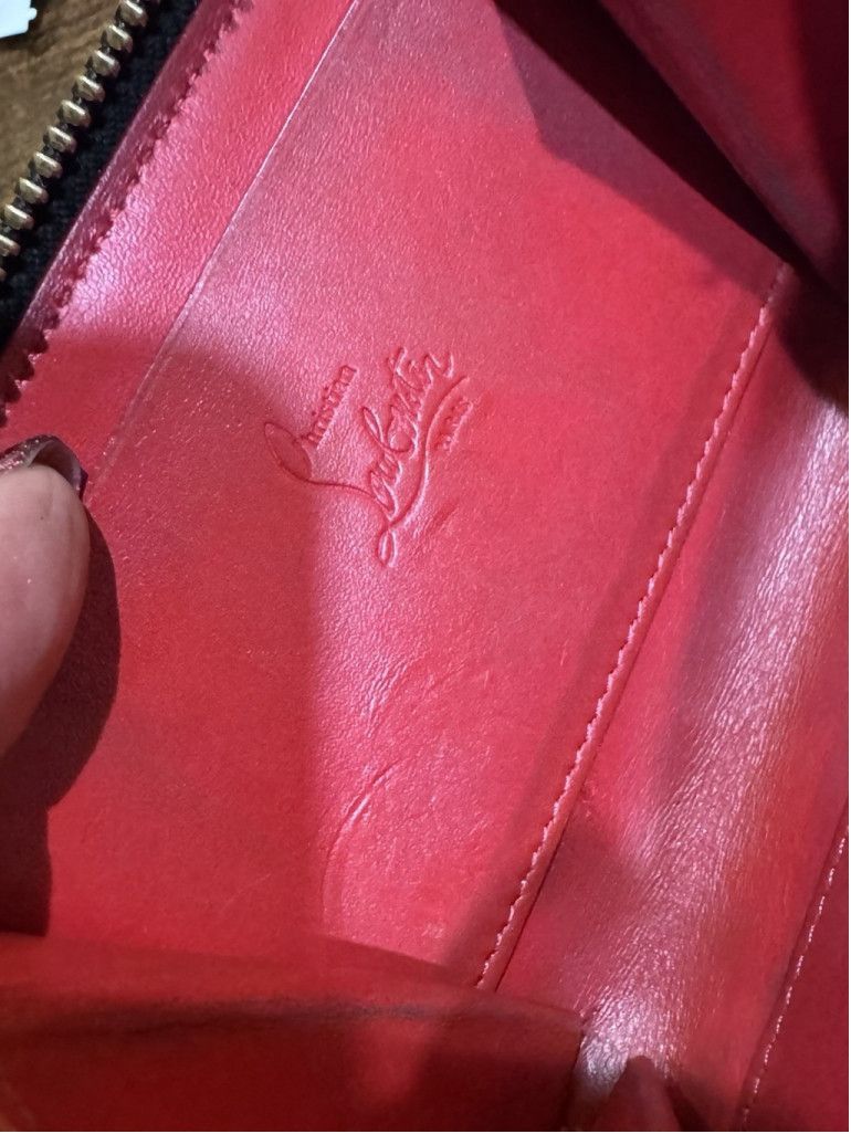 Christian Louboutin Christian Louboutin Panettone Studded Leather Coin Purse Size ONE SIZE - 11 Thumbnail