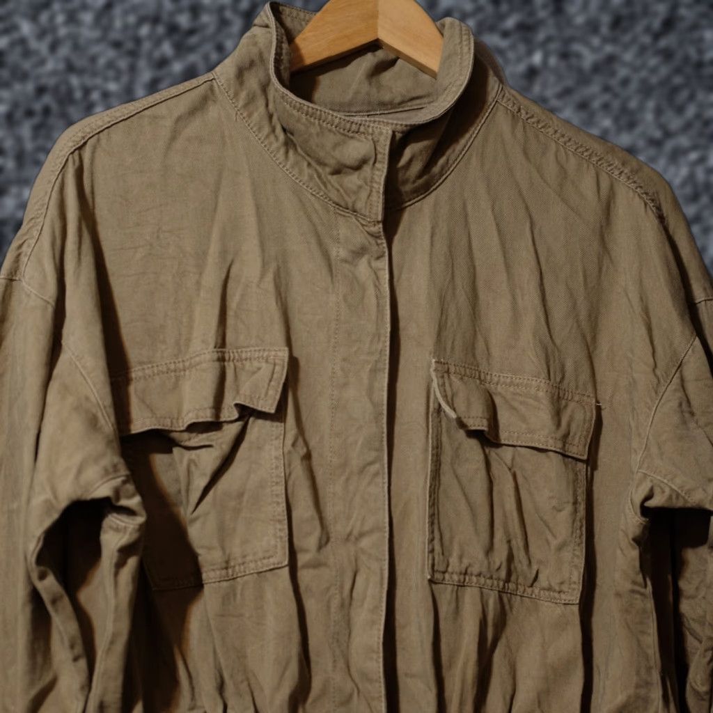 Vintage EUC Time and Tru Snap Front Long Sleeve Utility Jacket Tan Women's L Jacket Casual Womens Time and Tru Size L / US 10 / IT 46 - 1 Thumbnail